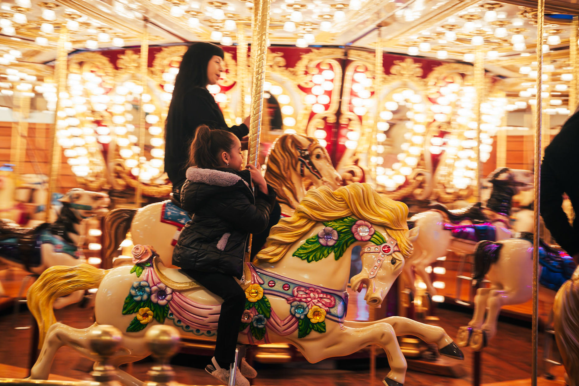 Kid on a Merry-go-round