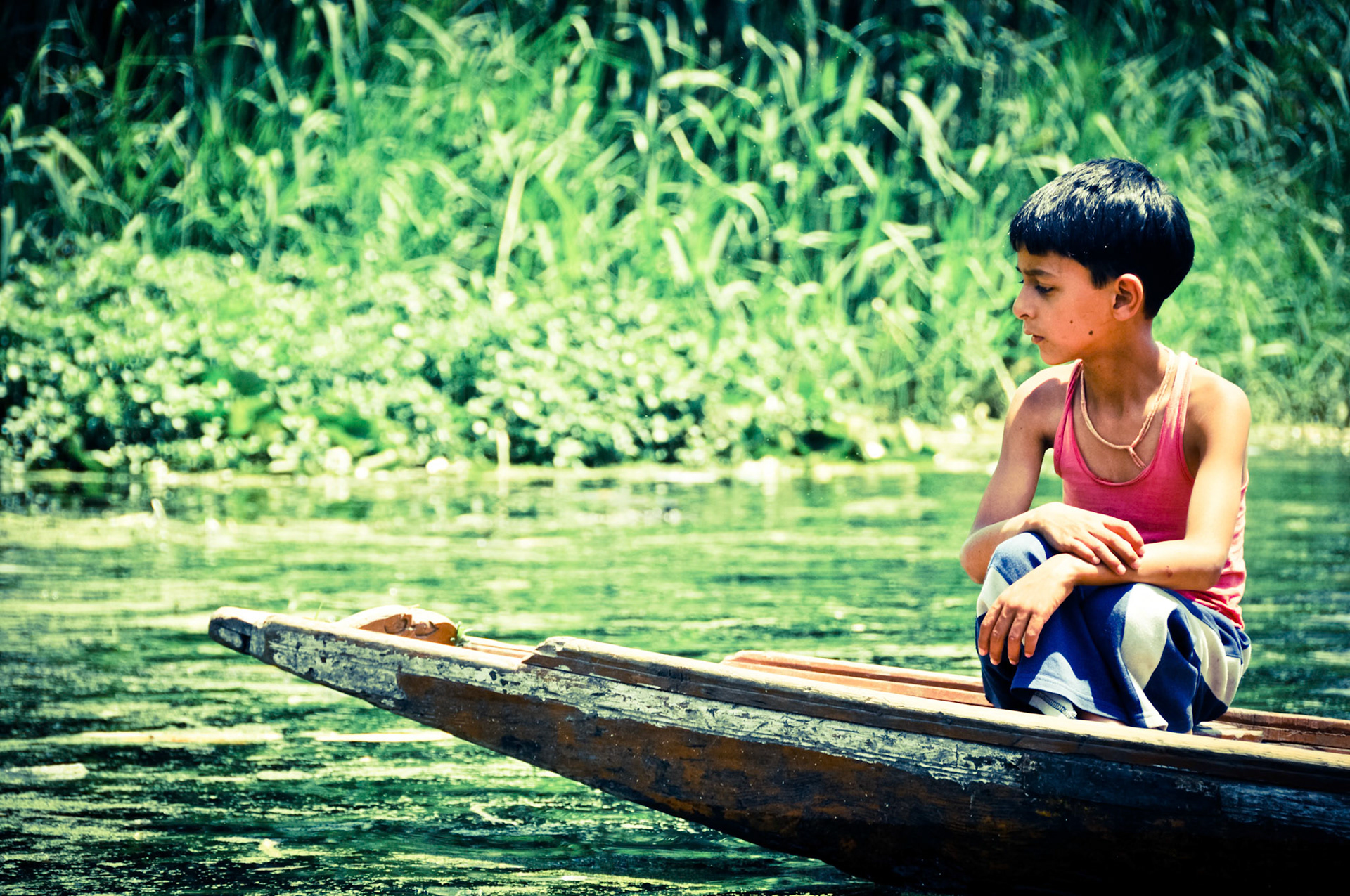 Boy in Kashmir