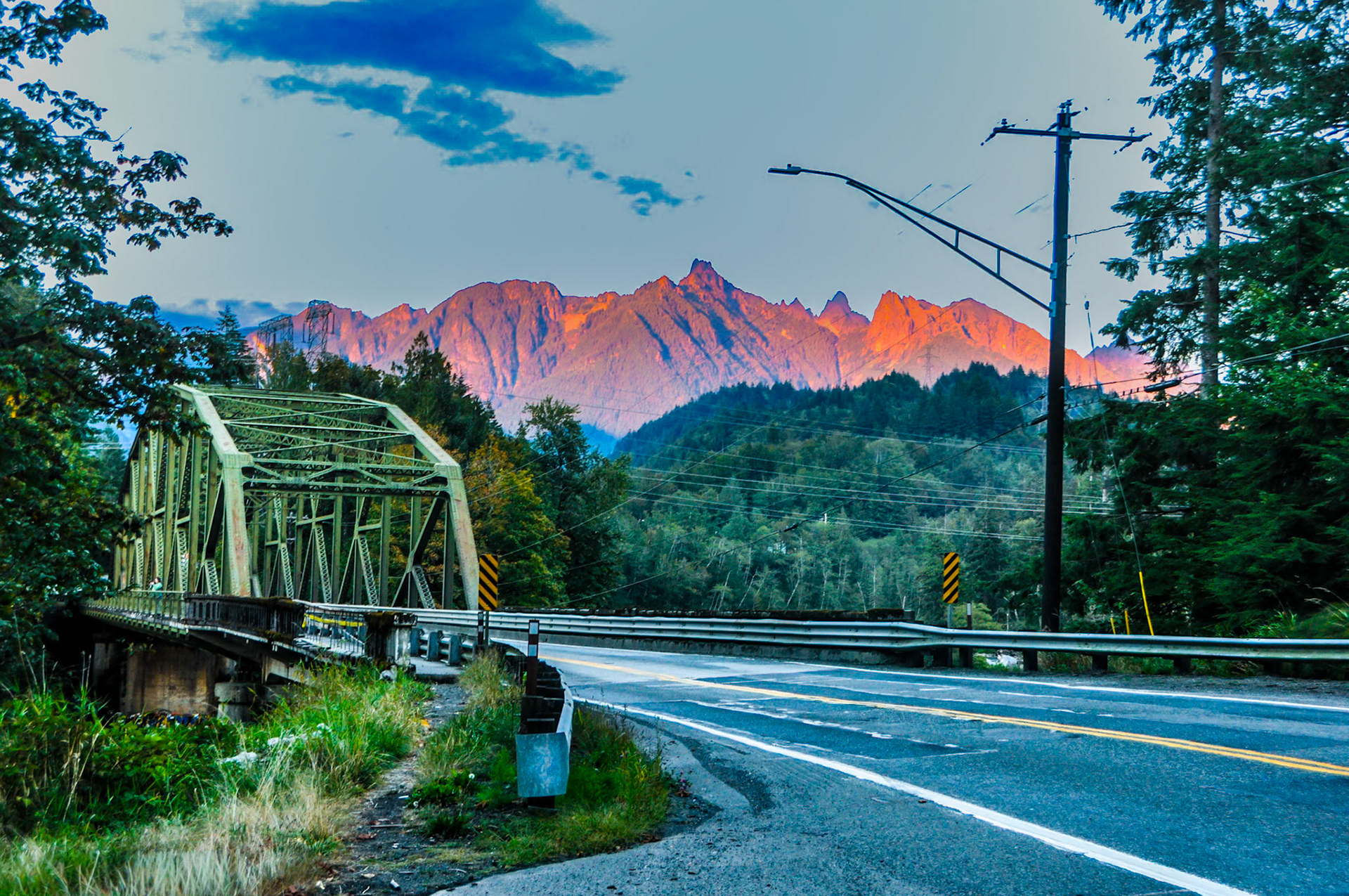 Road near Leavenworth