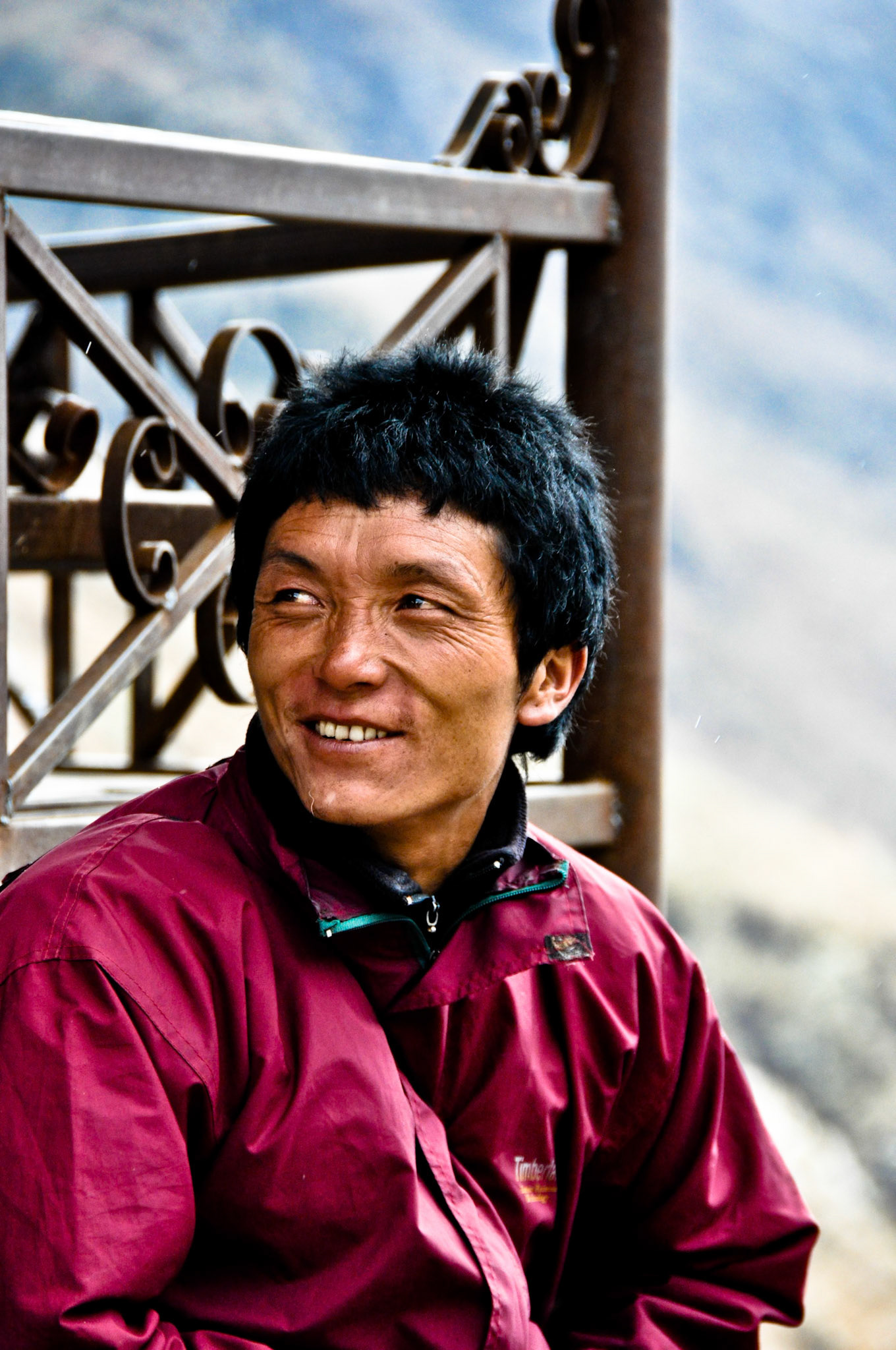 Man in Darjiling Mountains