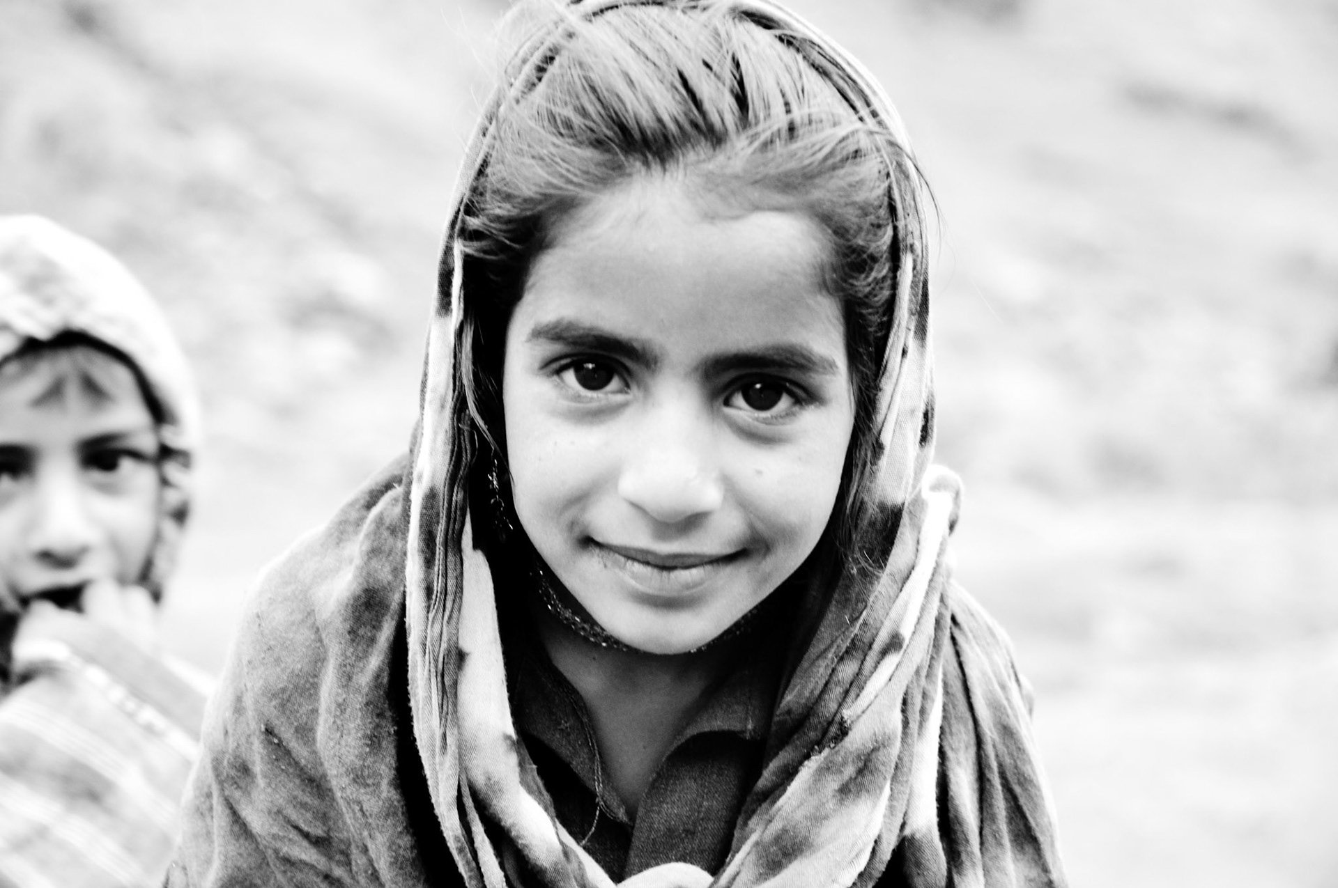 A girl in Kashmir