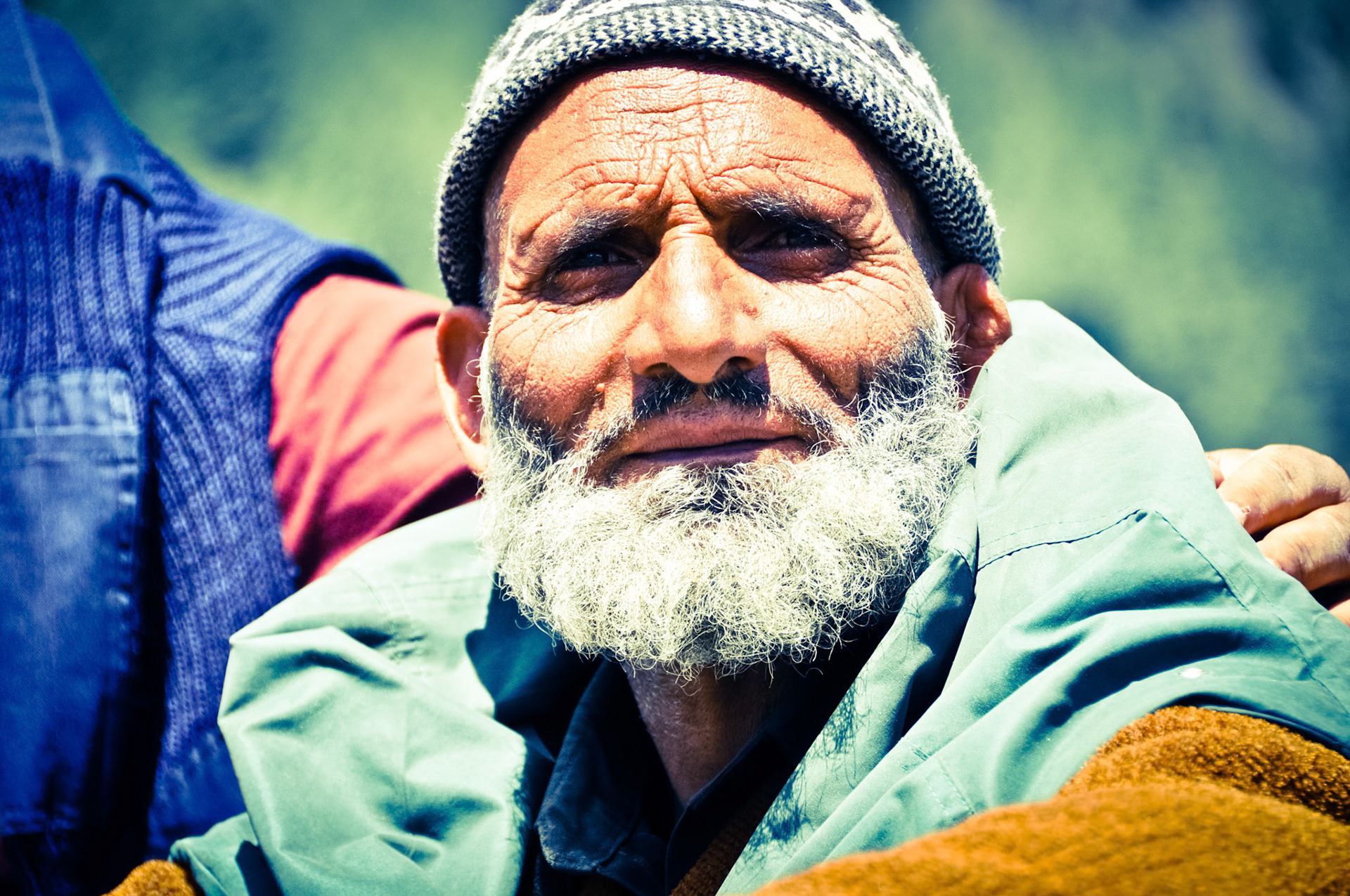 Old man in Kashmir Valley