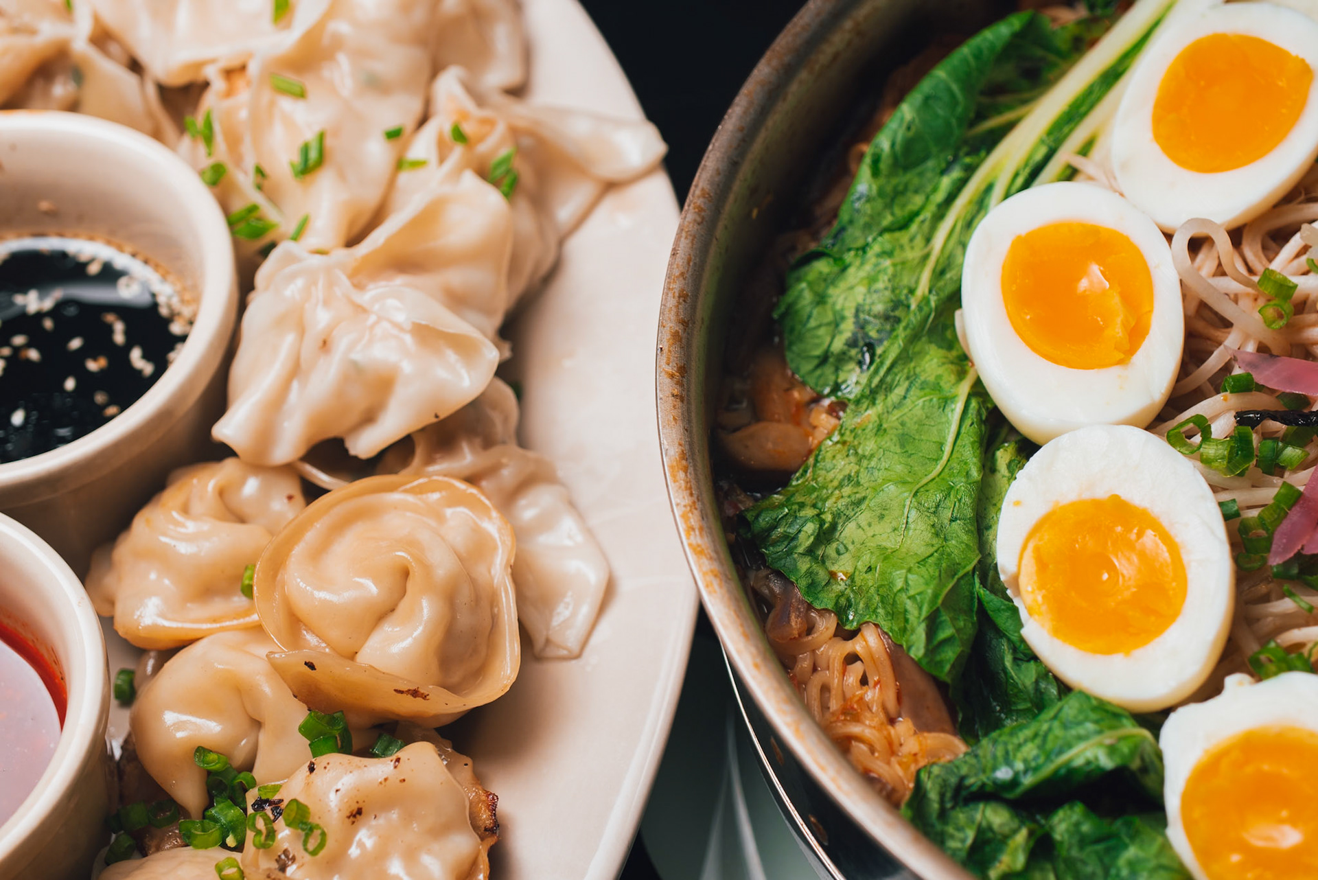 Dumplings and Ramen