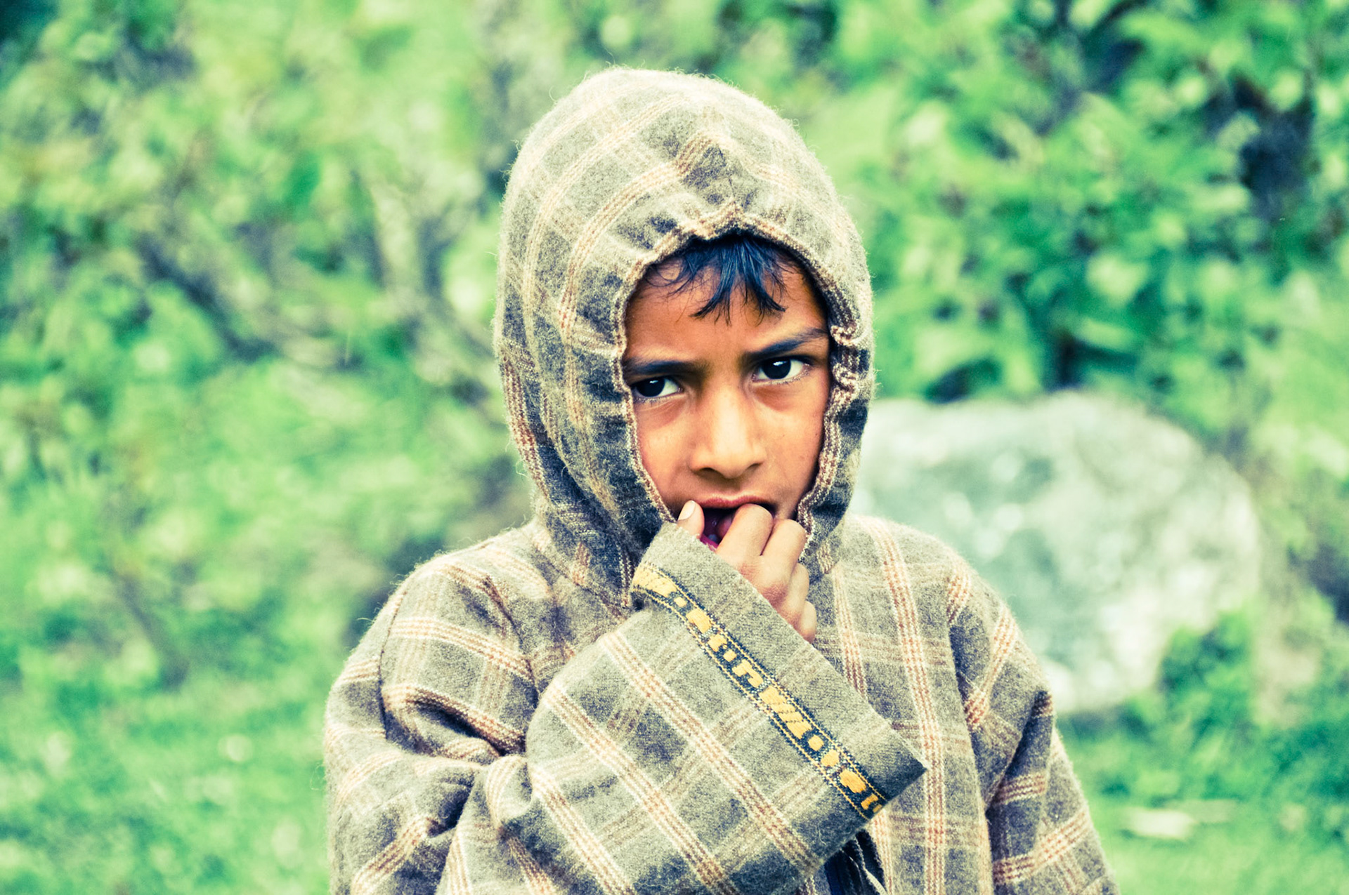 Boy in Kashmir