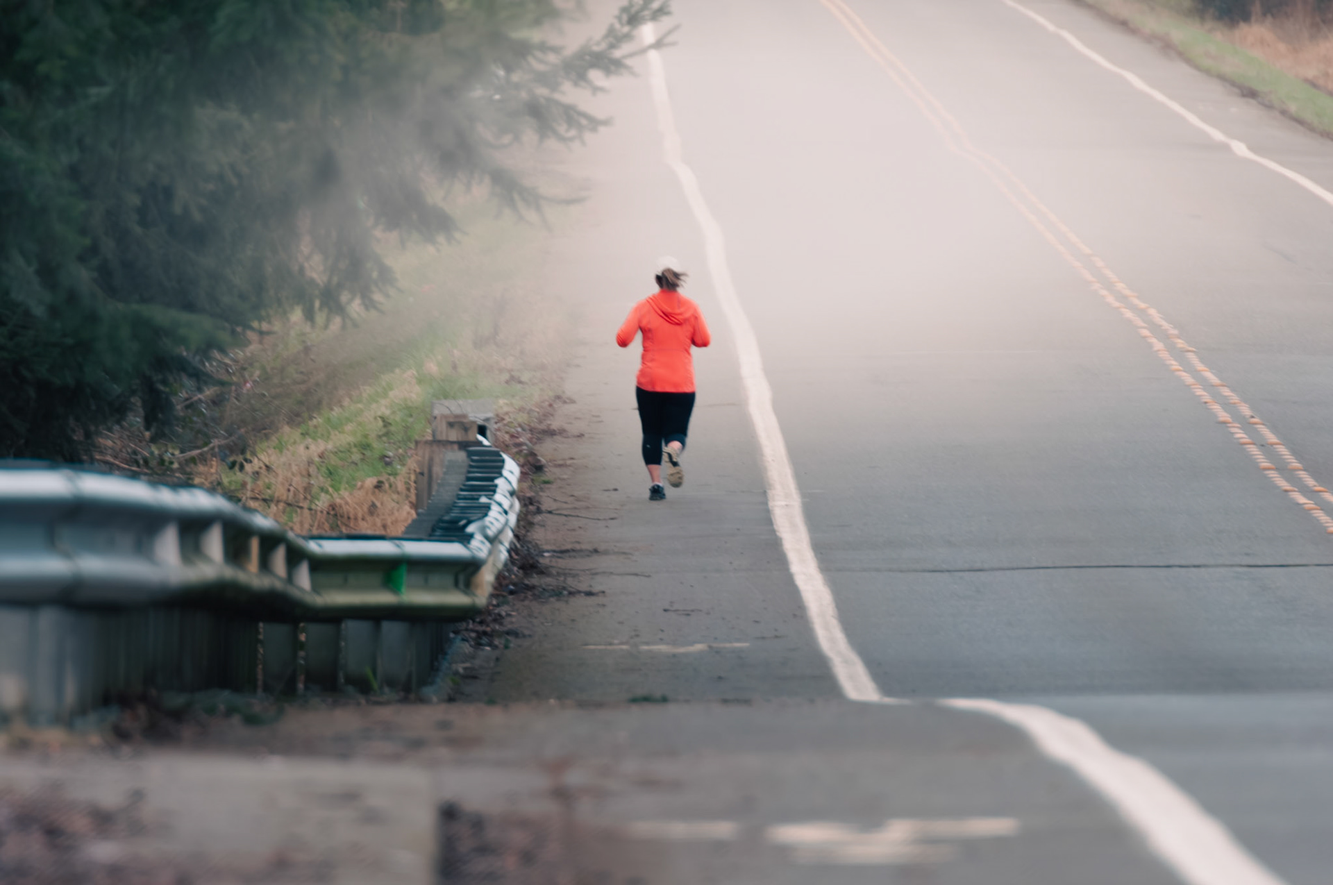 Jogger at Sixy Acres