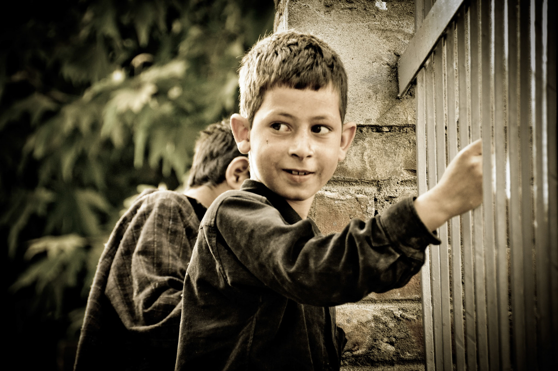 Boy in Kashmir