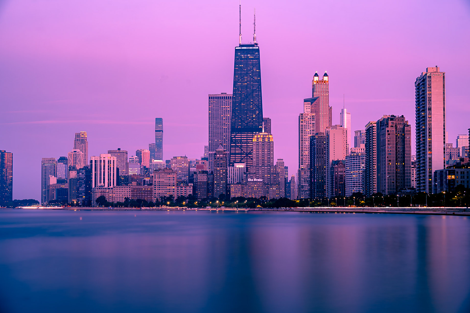 Chicago North Avenue Beach View