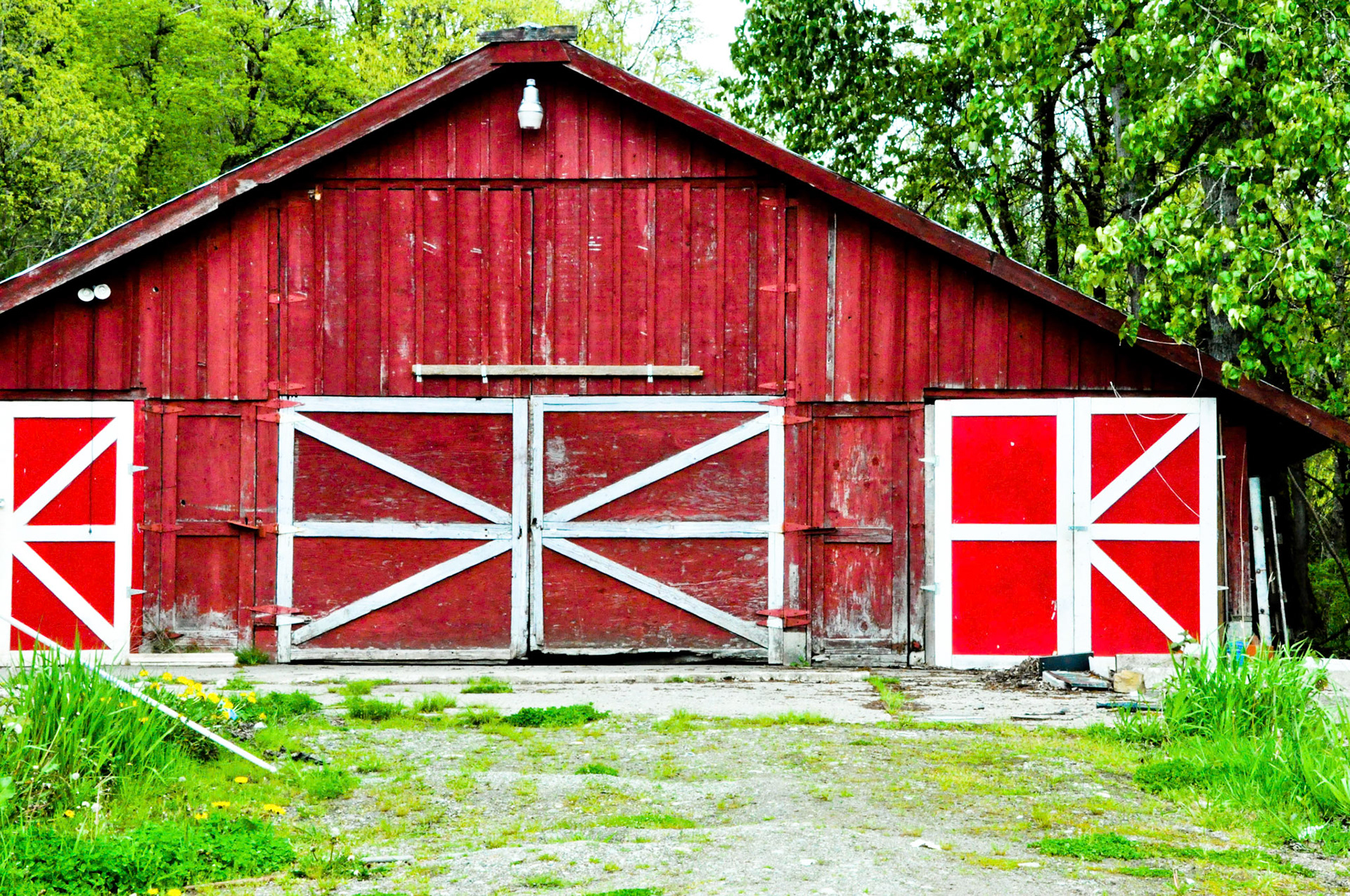 Barn doors in Redmond