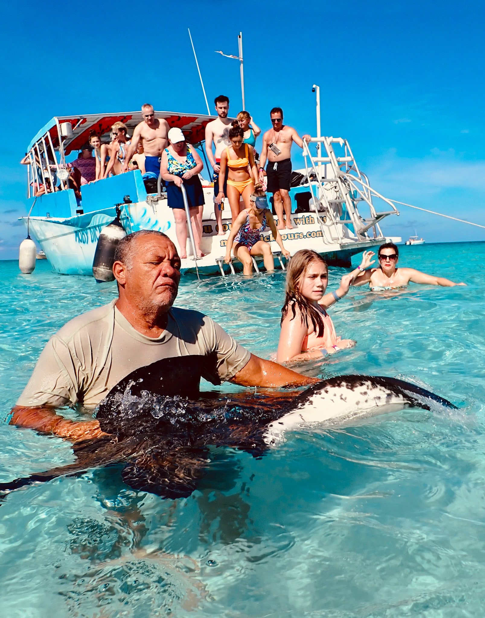 Sting ray in Carribean