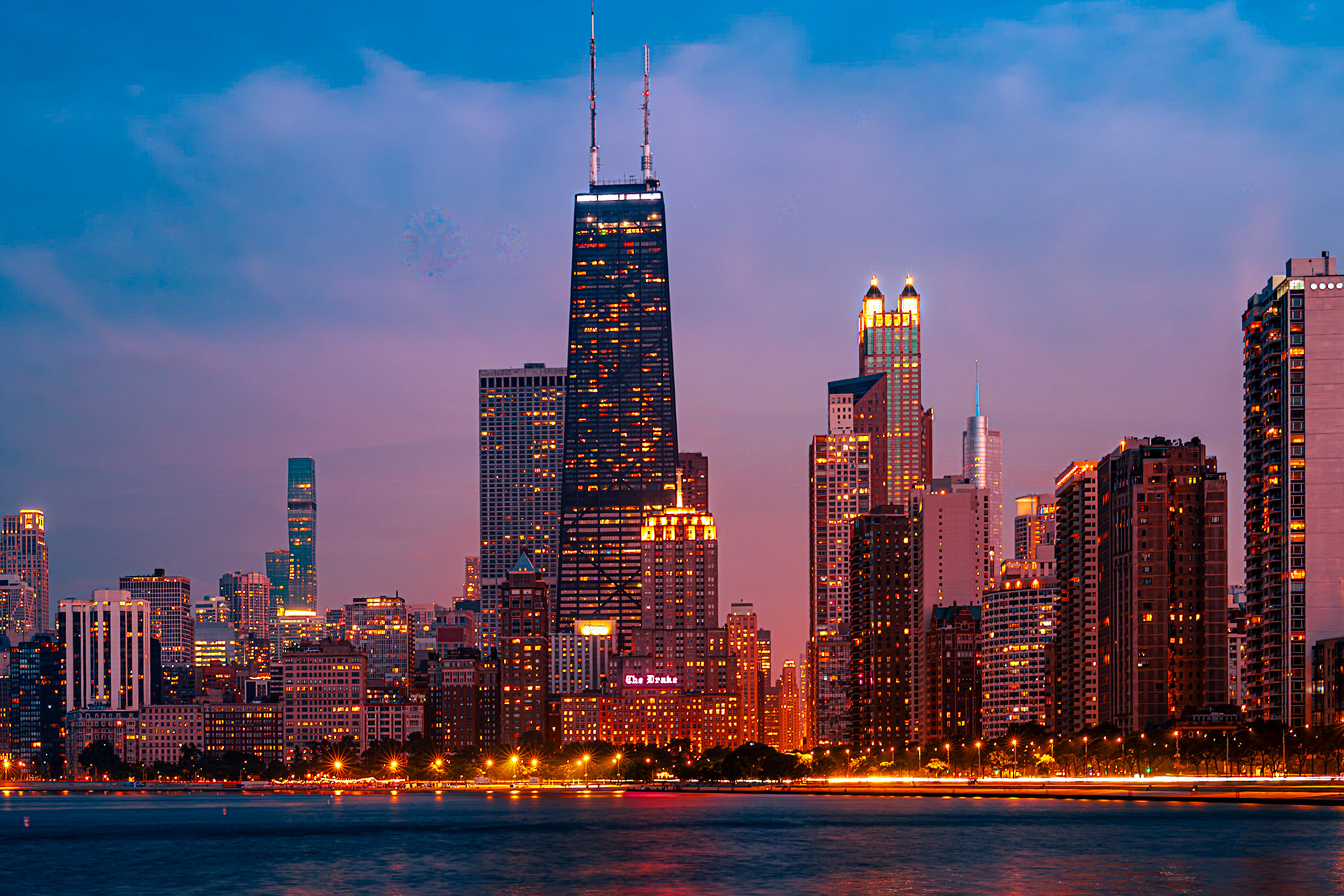 Chicago North Avenue Beach View