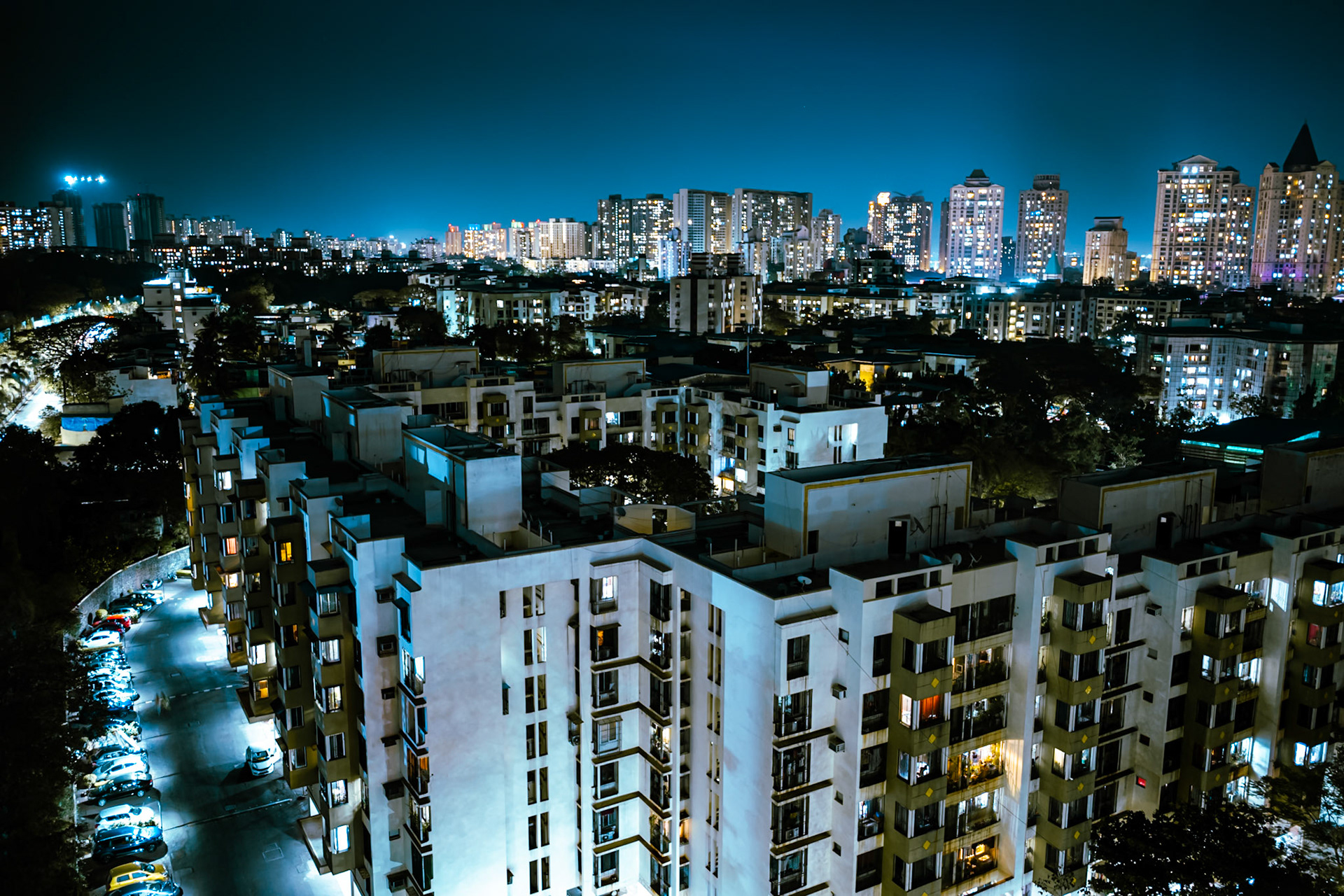 Thane at night