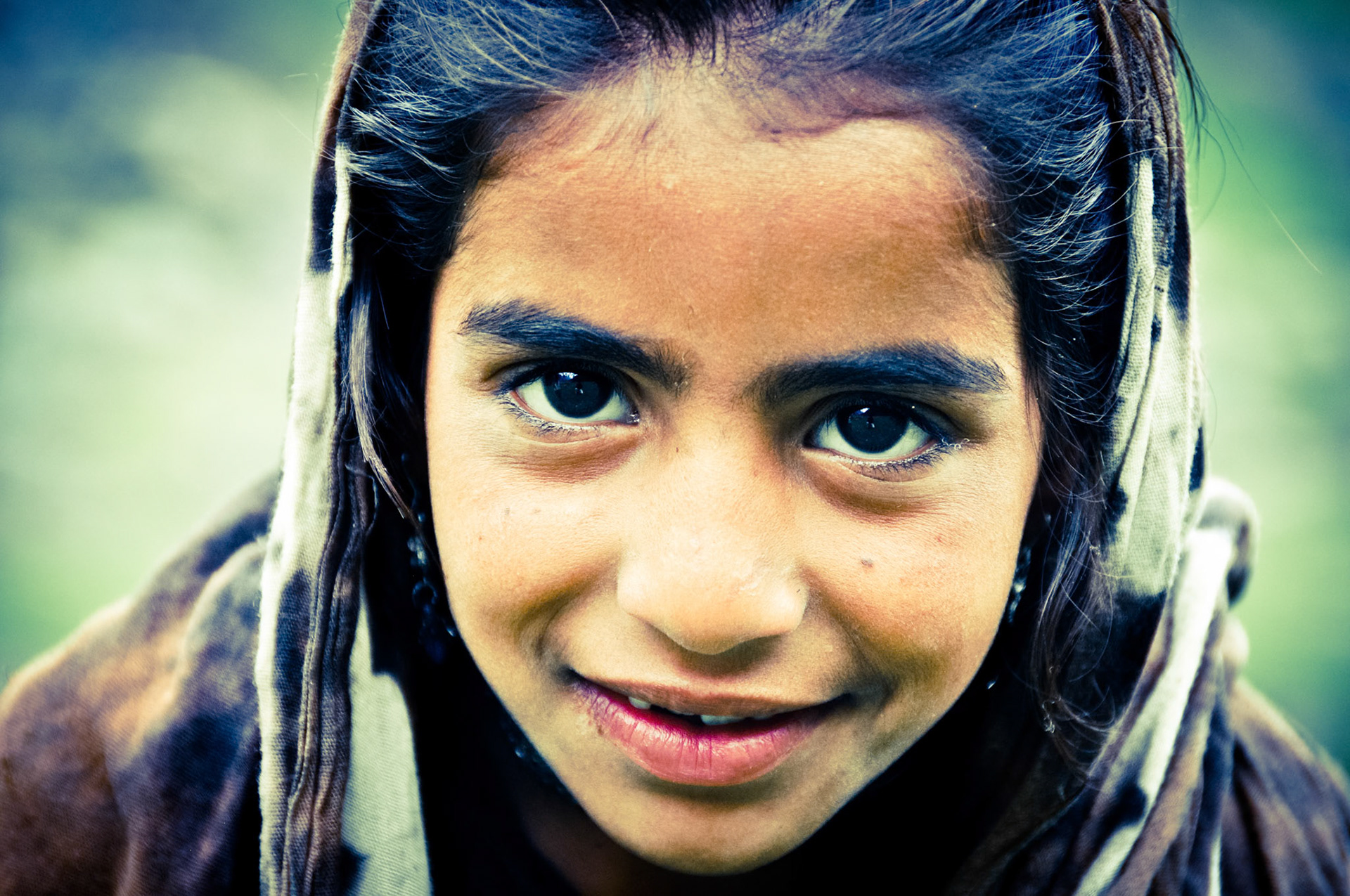 A girl in Kashmir