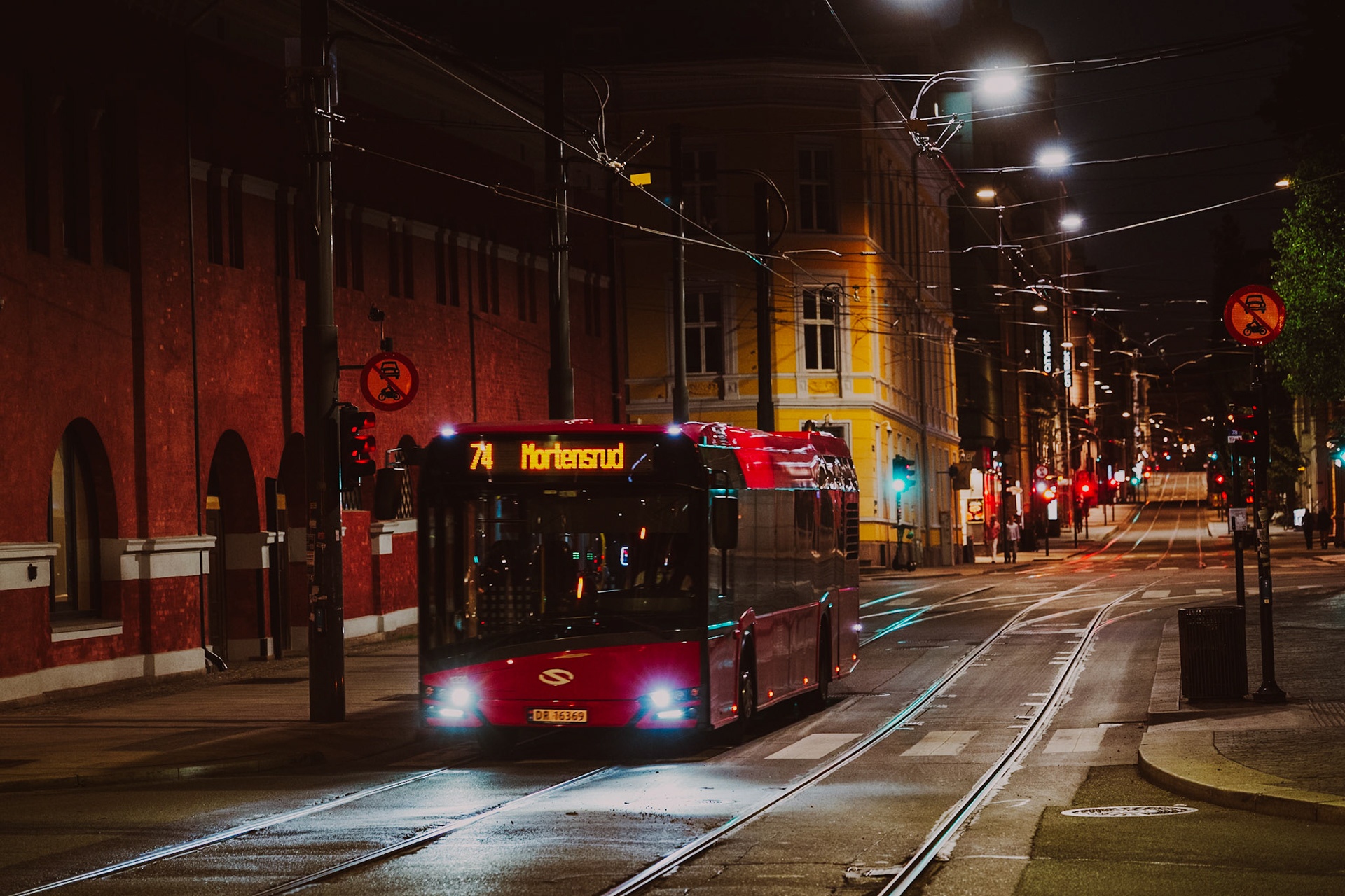 Oslo at night