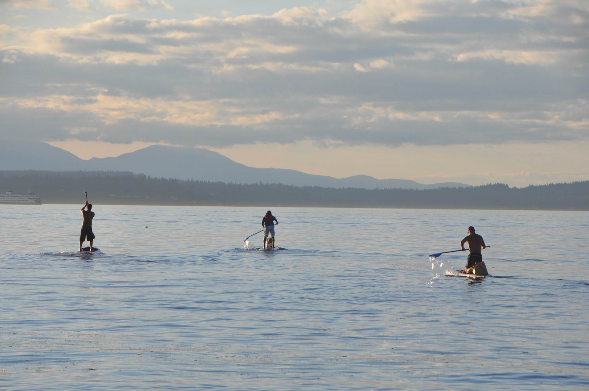 Paddle boarding