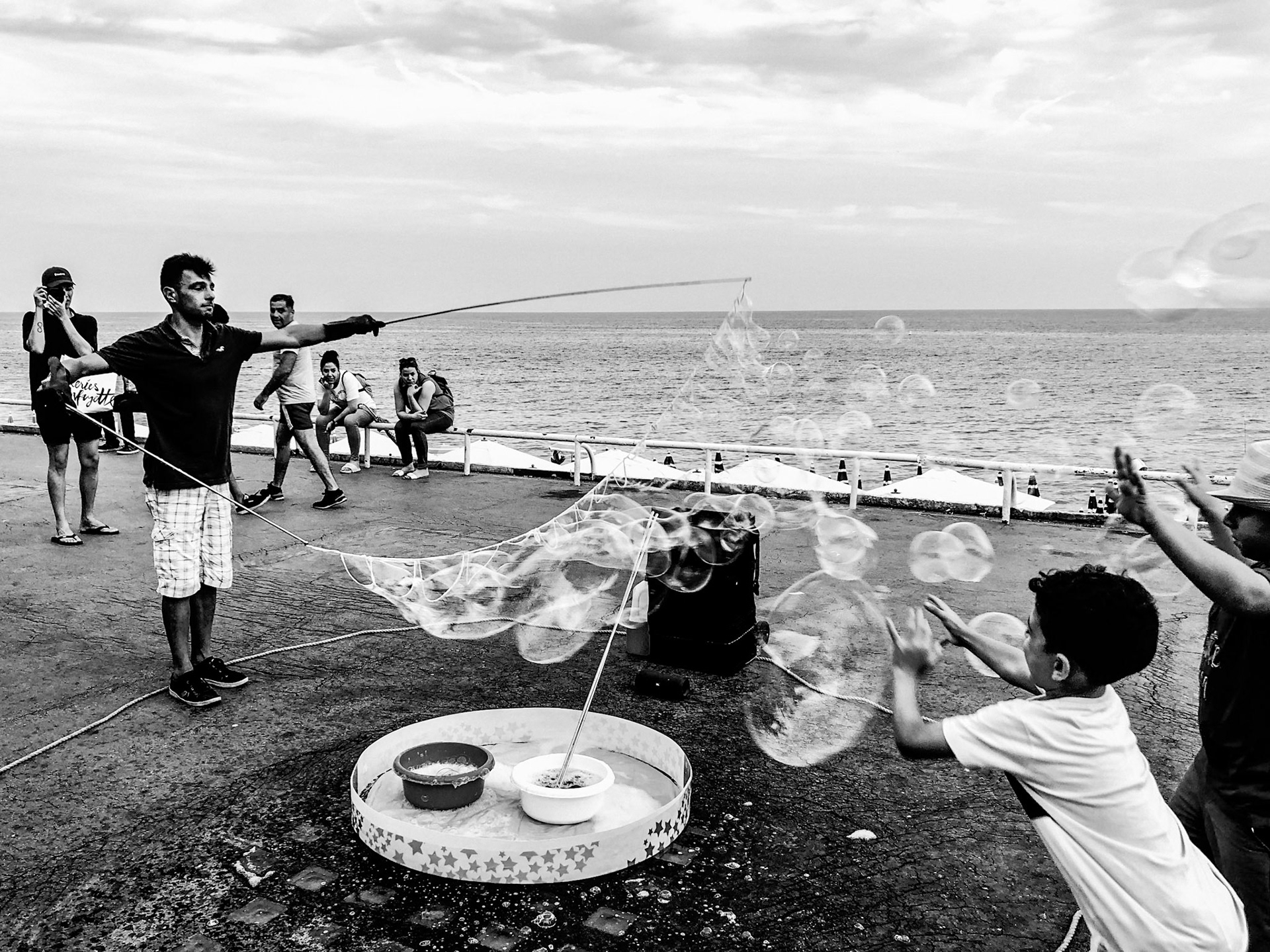 Soap bubbles in nice