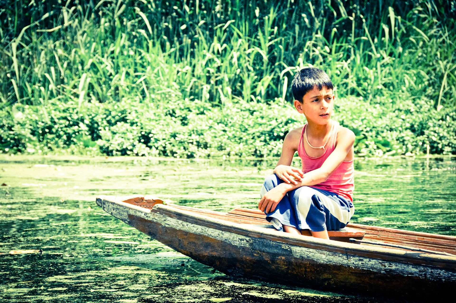 Boy in Kashmir