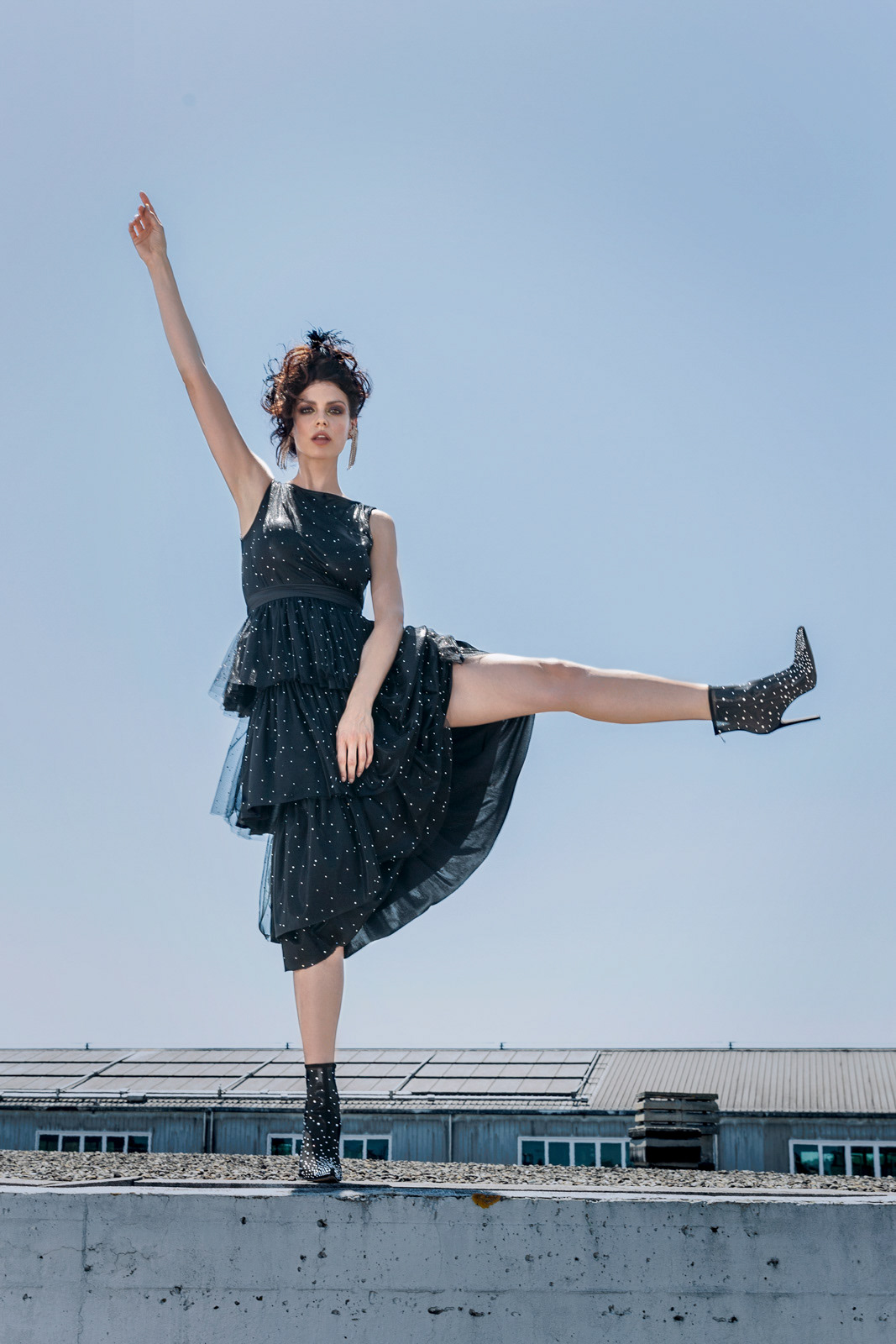 Look book editoriale ambientato urban Alberta Tanzini