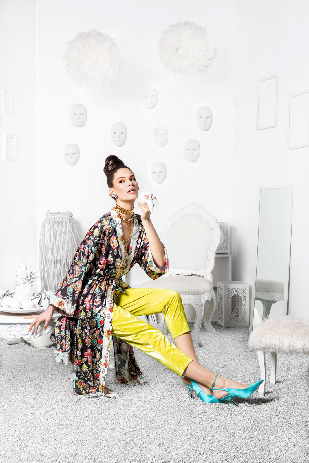 campagna pubblicitaria white room per Alberta tanzini 2021