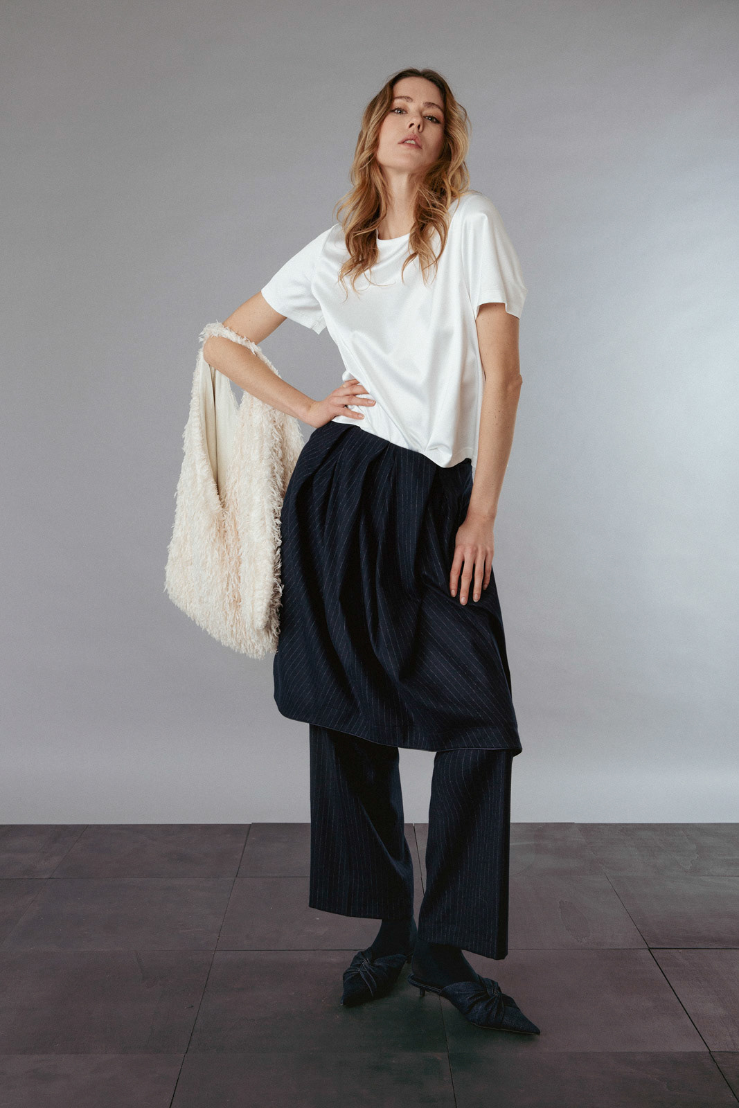 look book immagine  autunno inverno primo piano dettaglio Alberta tanzini