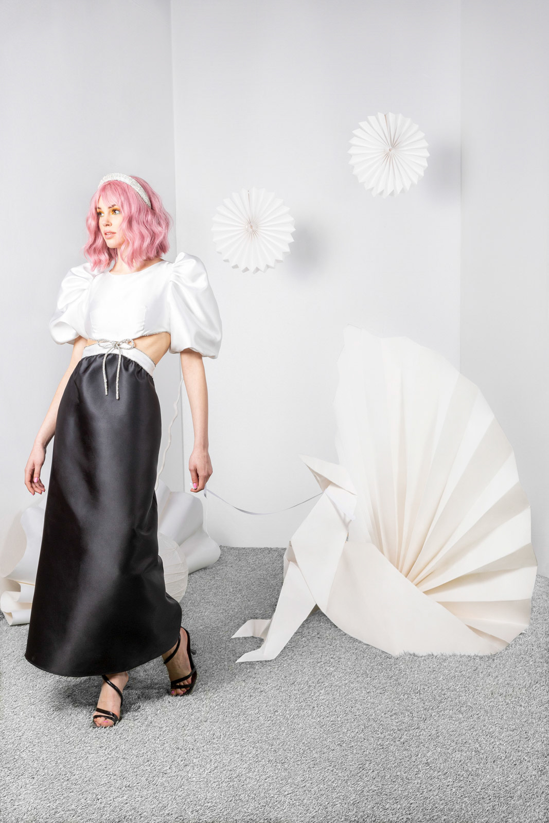 campagna pubblicitaria white room per Alberta tanzini 2021