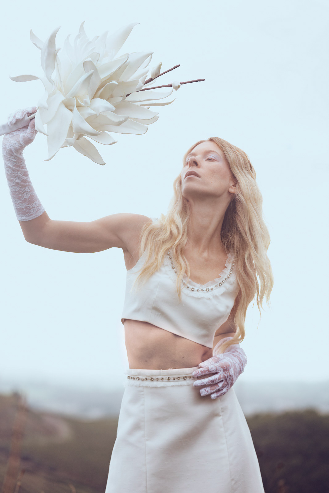 Editoriale moda wedding sposa fotografia analogica pellicola