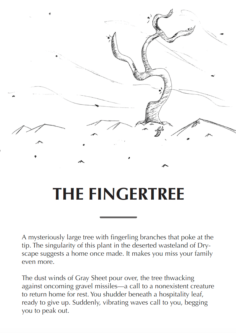 Excerpt from TTRPG Zine