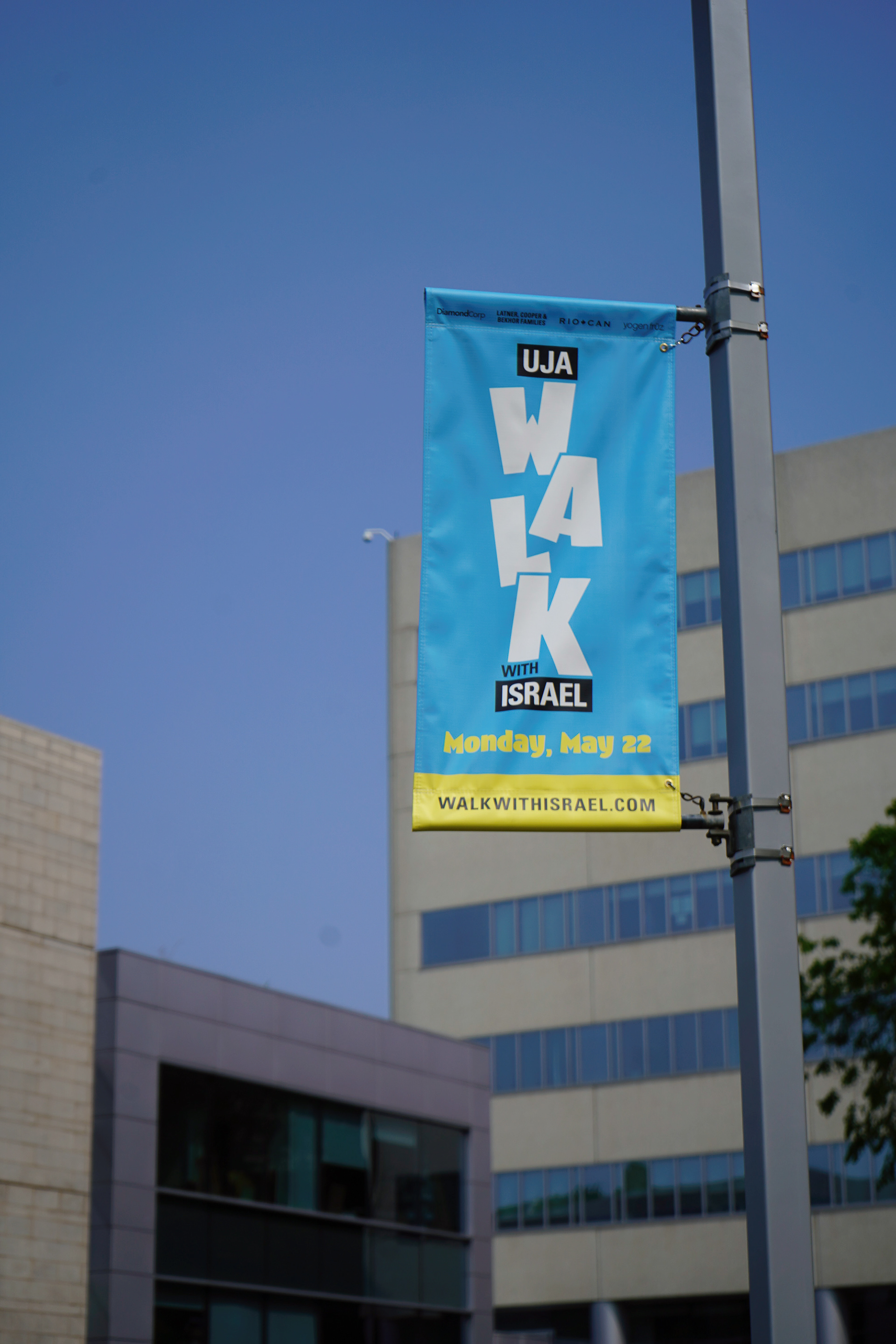 Walk with Israel | Light Post Flag
