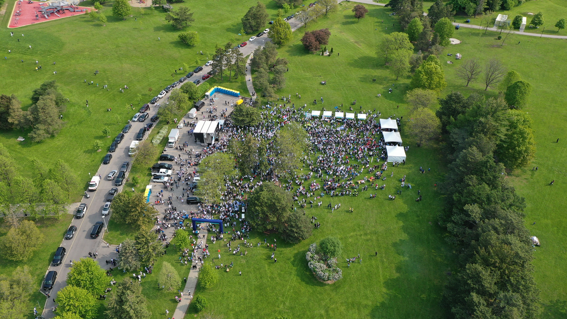 Walk with Israel Start | Aerial Shot 
