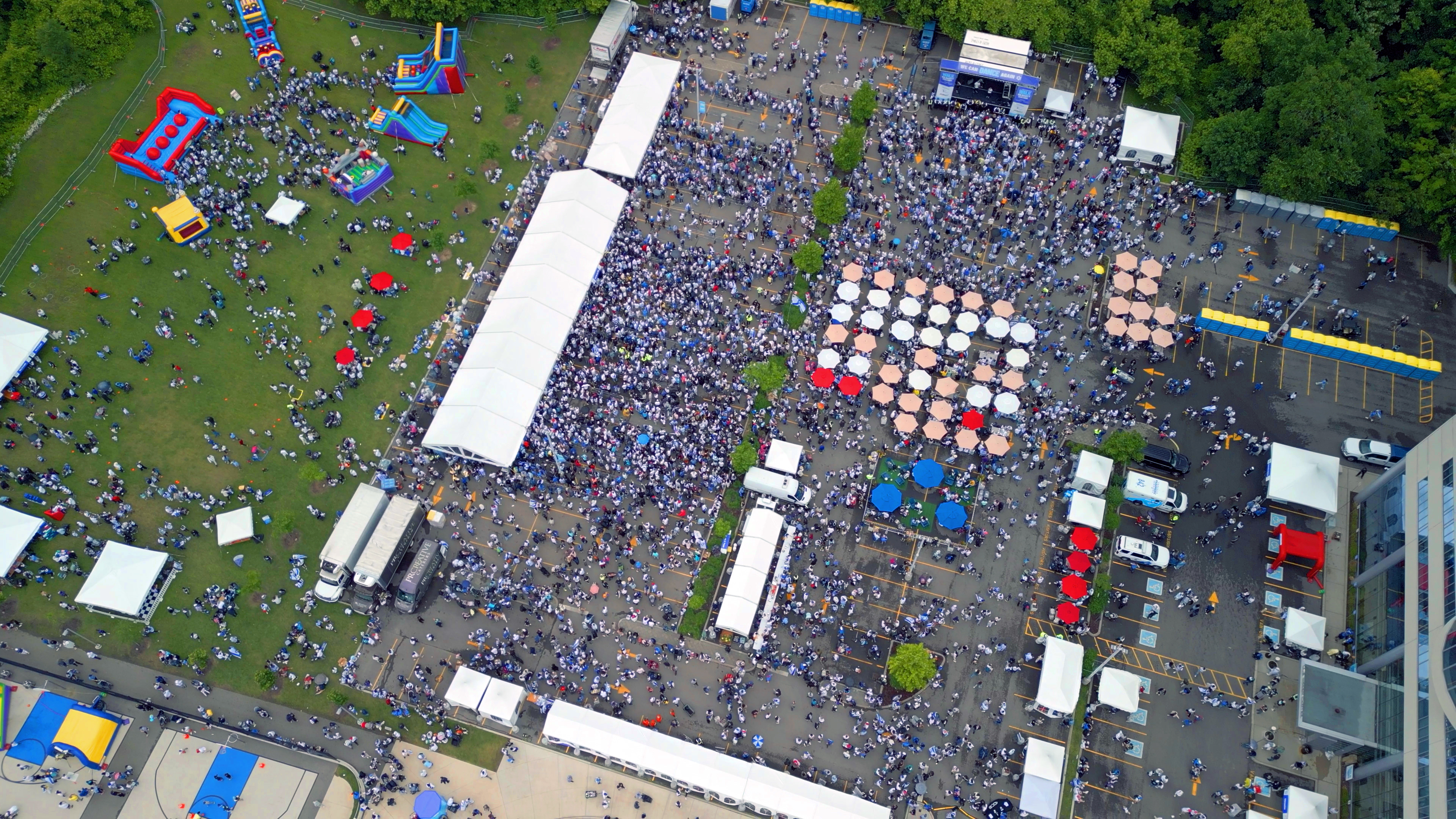 Aerial Shot of Solidarity Festival
