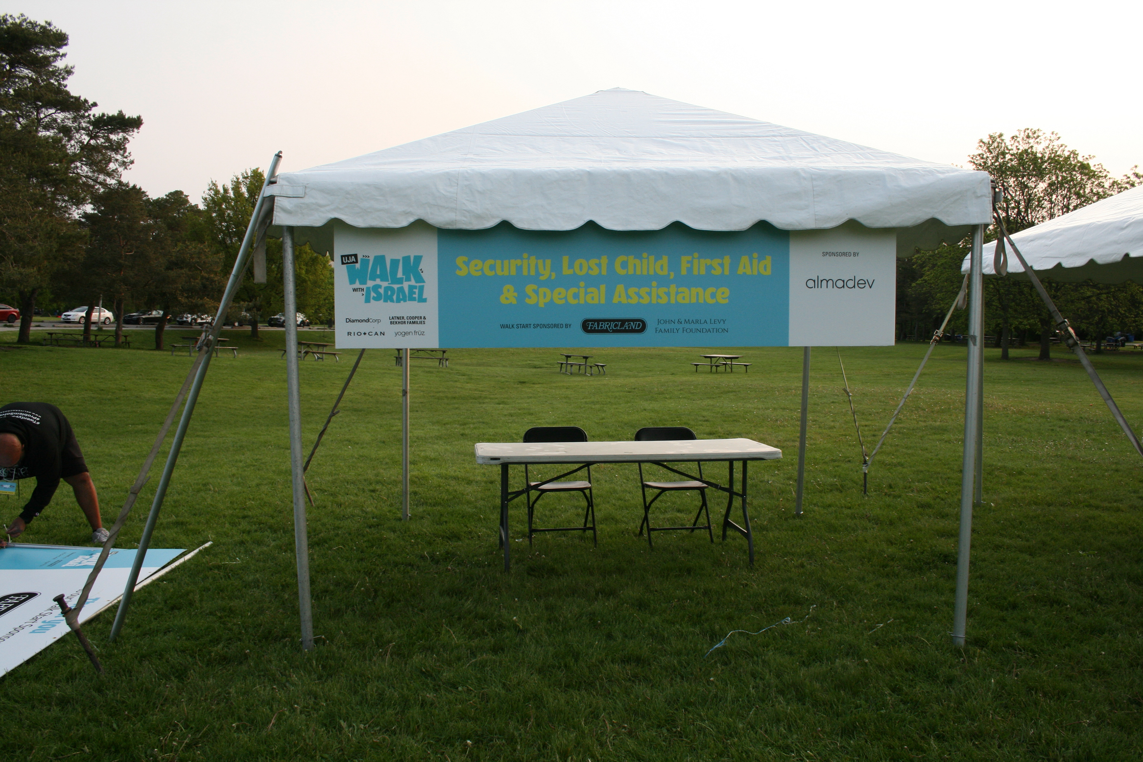 Walk with Israel Start | Booth Signage