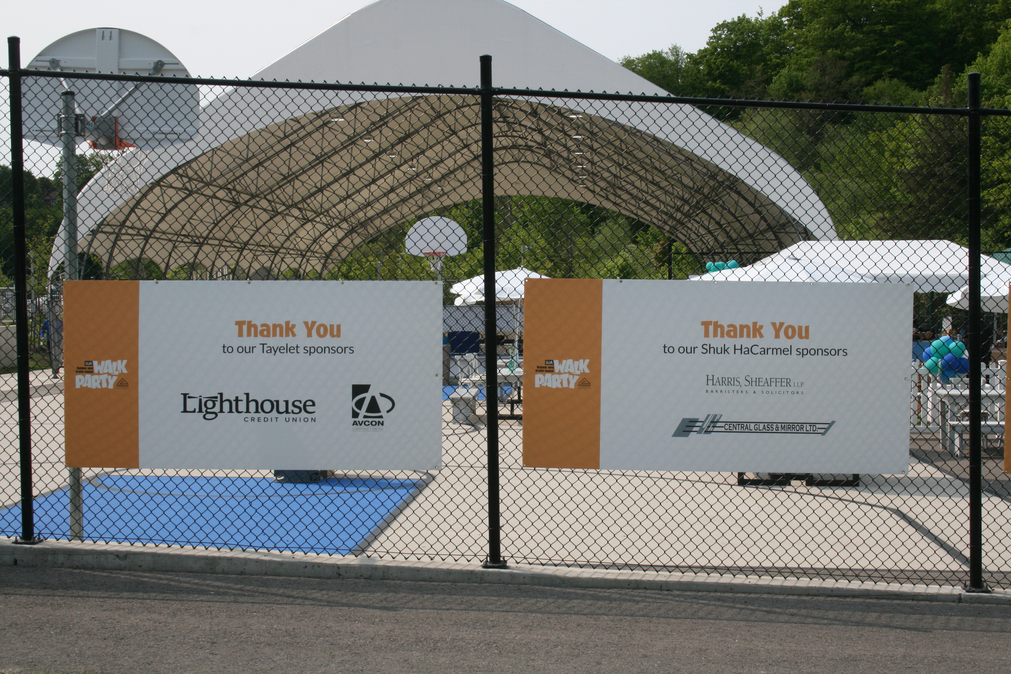 Walk Party | Sponsorship Signage
