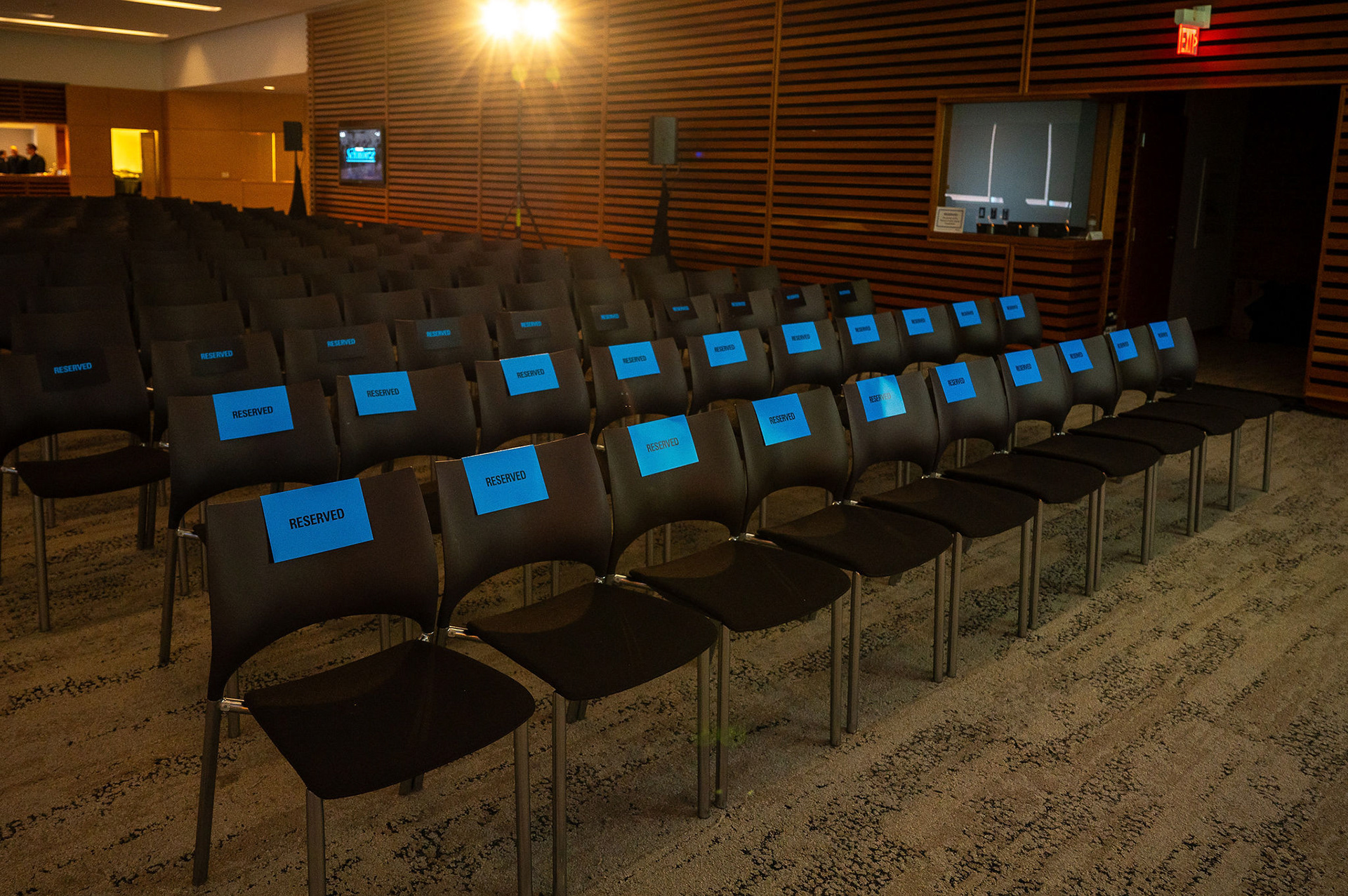 Reserved Seating Signs