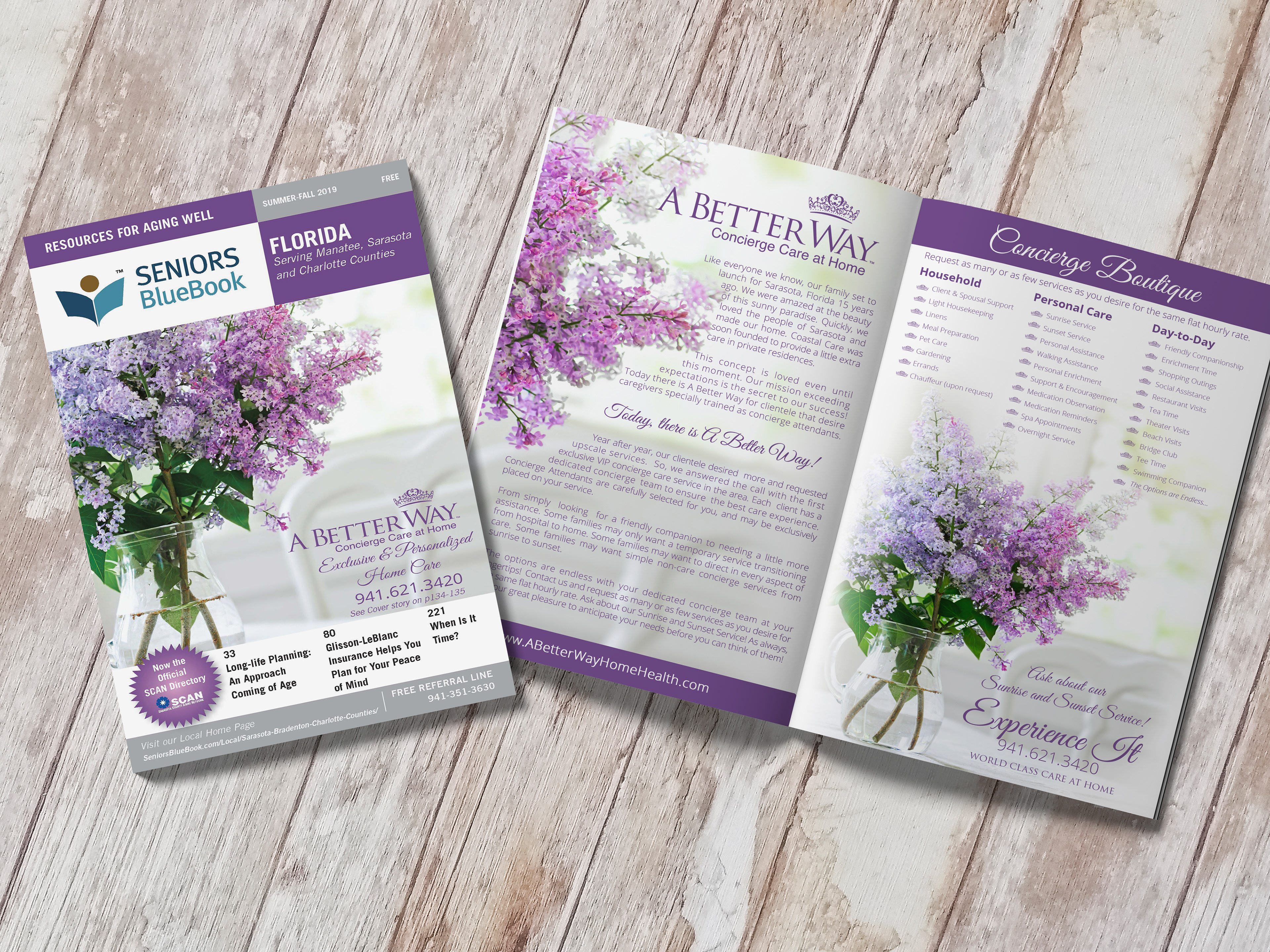 Magazine Cover & Two-Page Spread