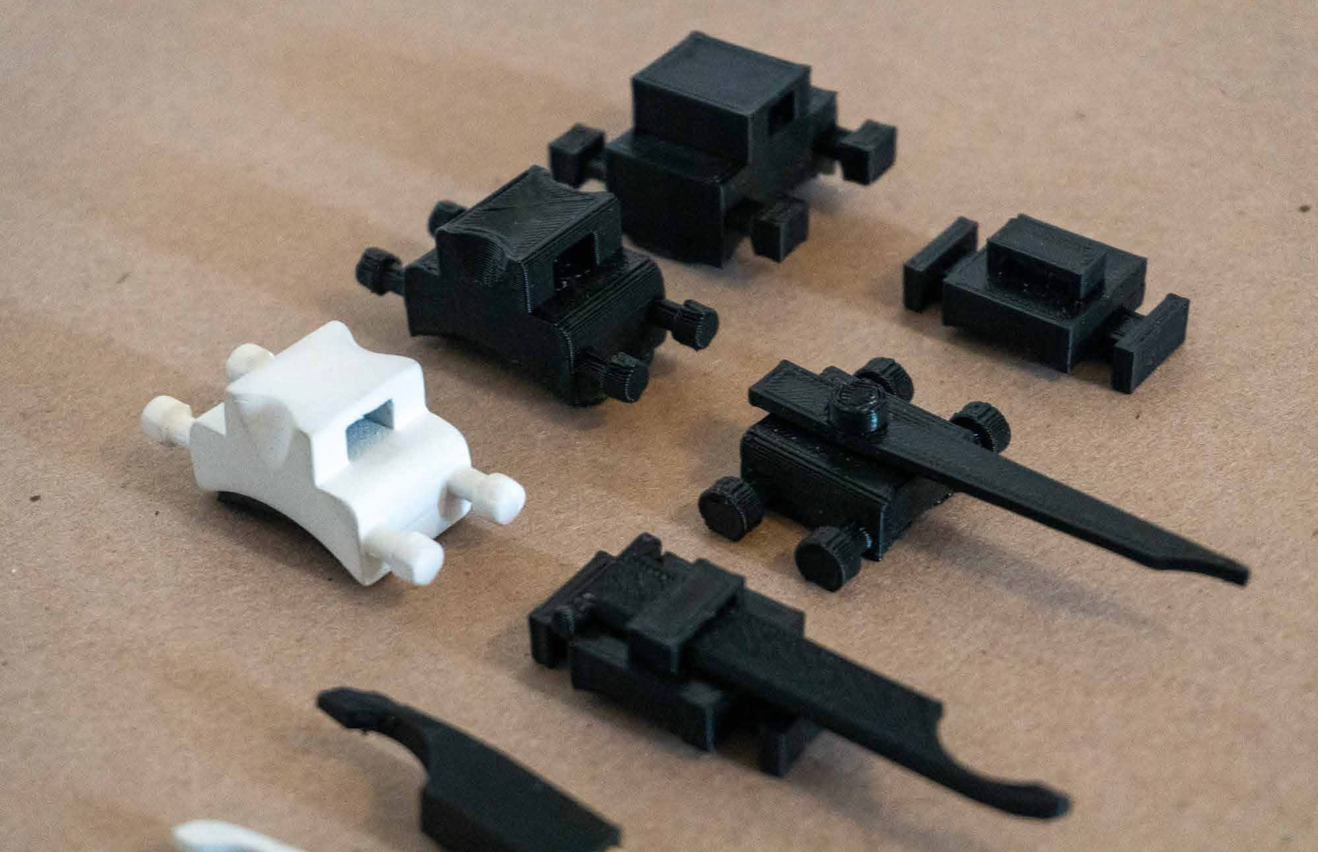 Ultralight wheel truer prototypes