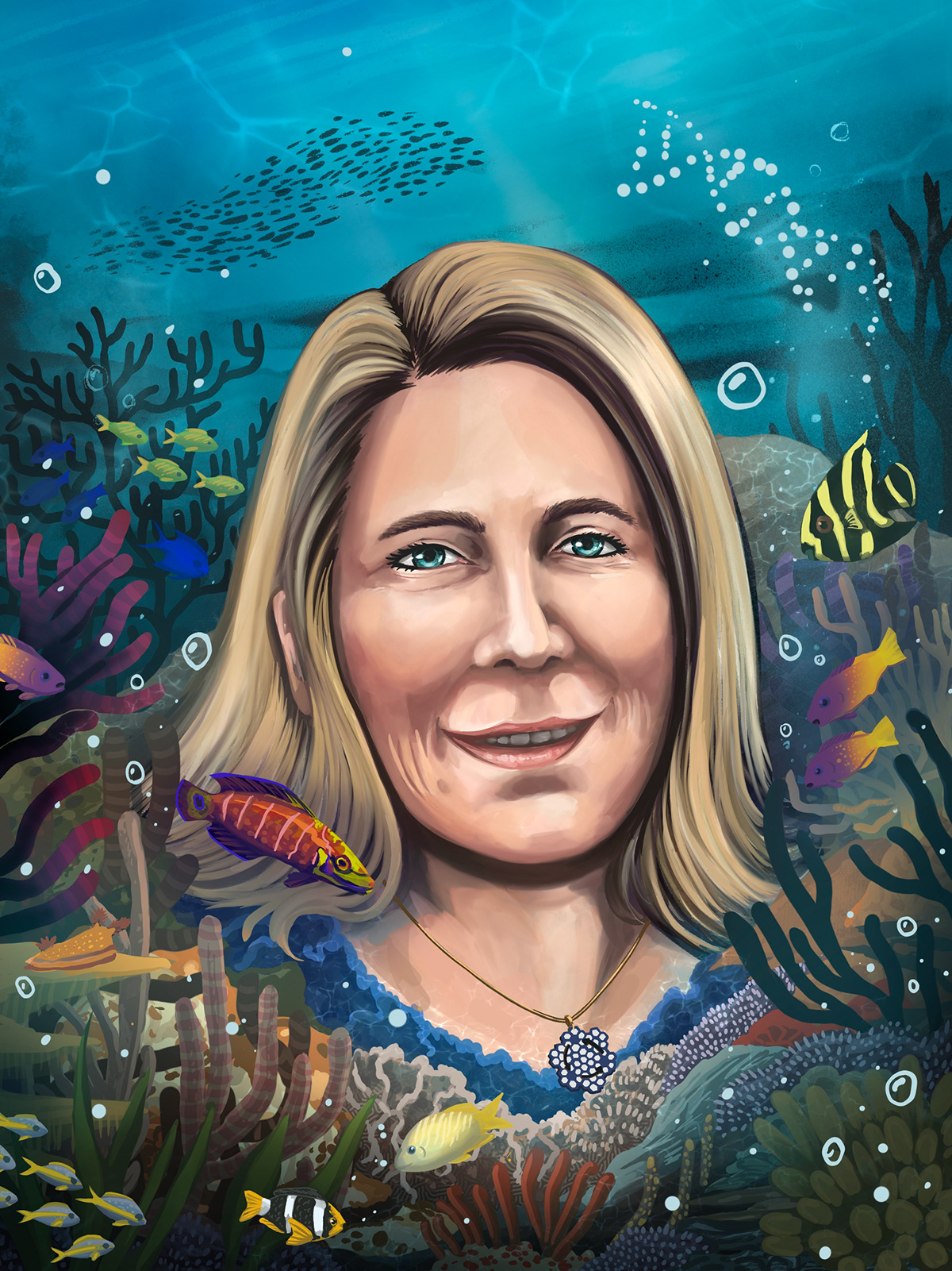 Kelly Stanford - Science Communicator and Artist - Scientist portraits
