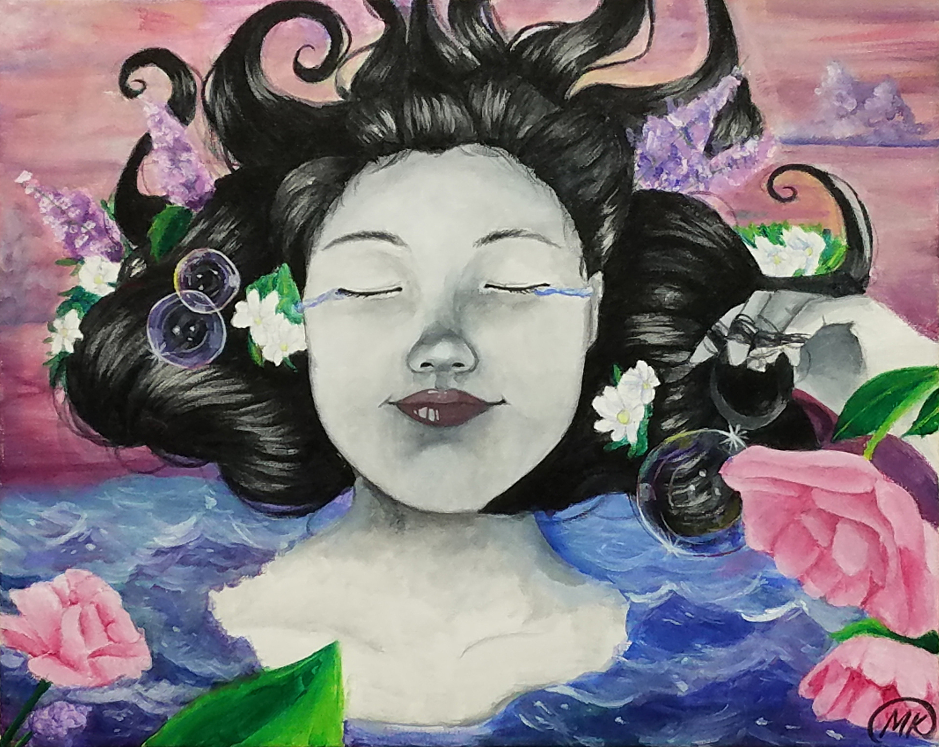 "Tranquility", Acrylic, 18"x24"