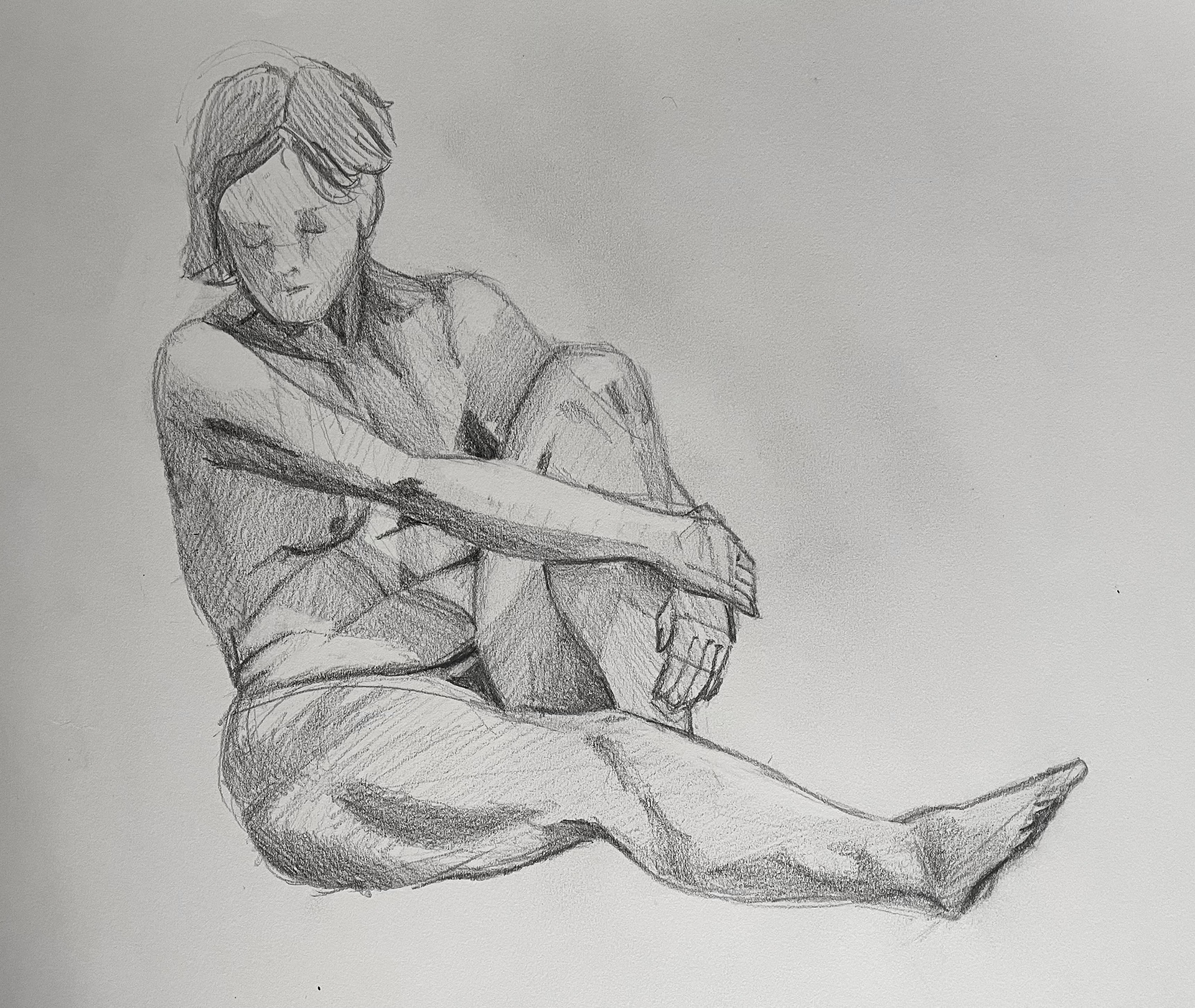 Figure Drawing, Pencil