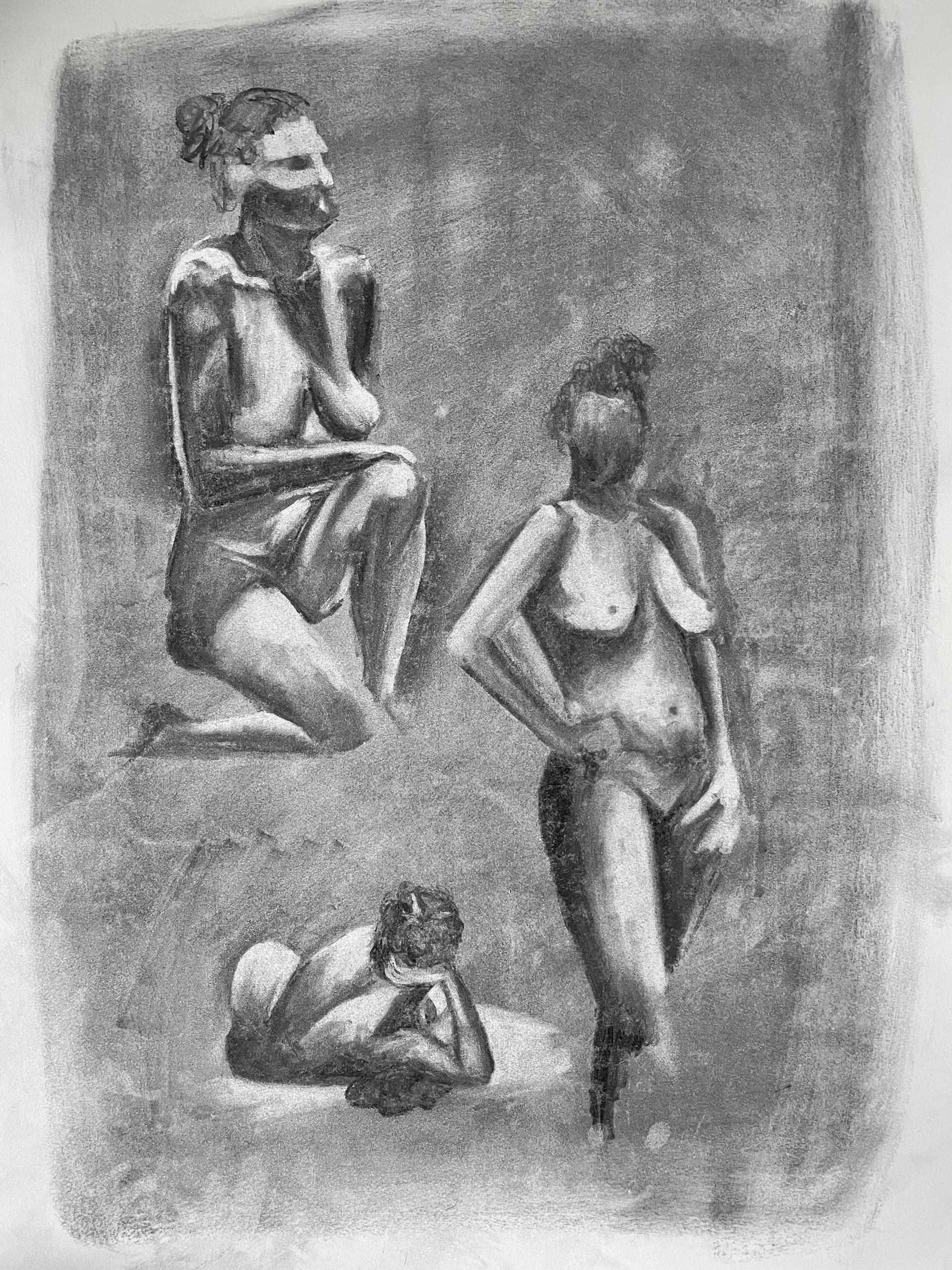 Figure Drawing, Charcoal