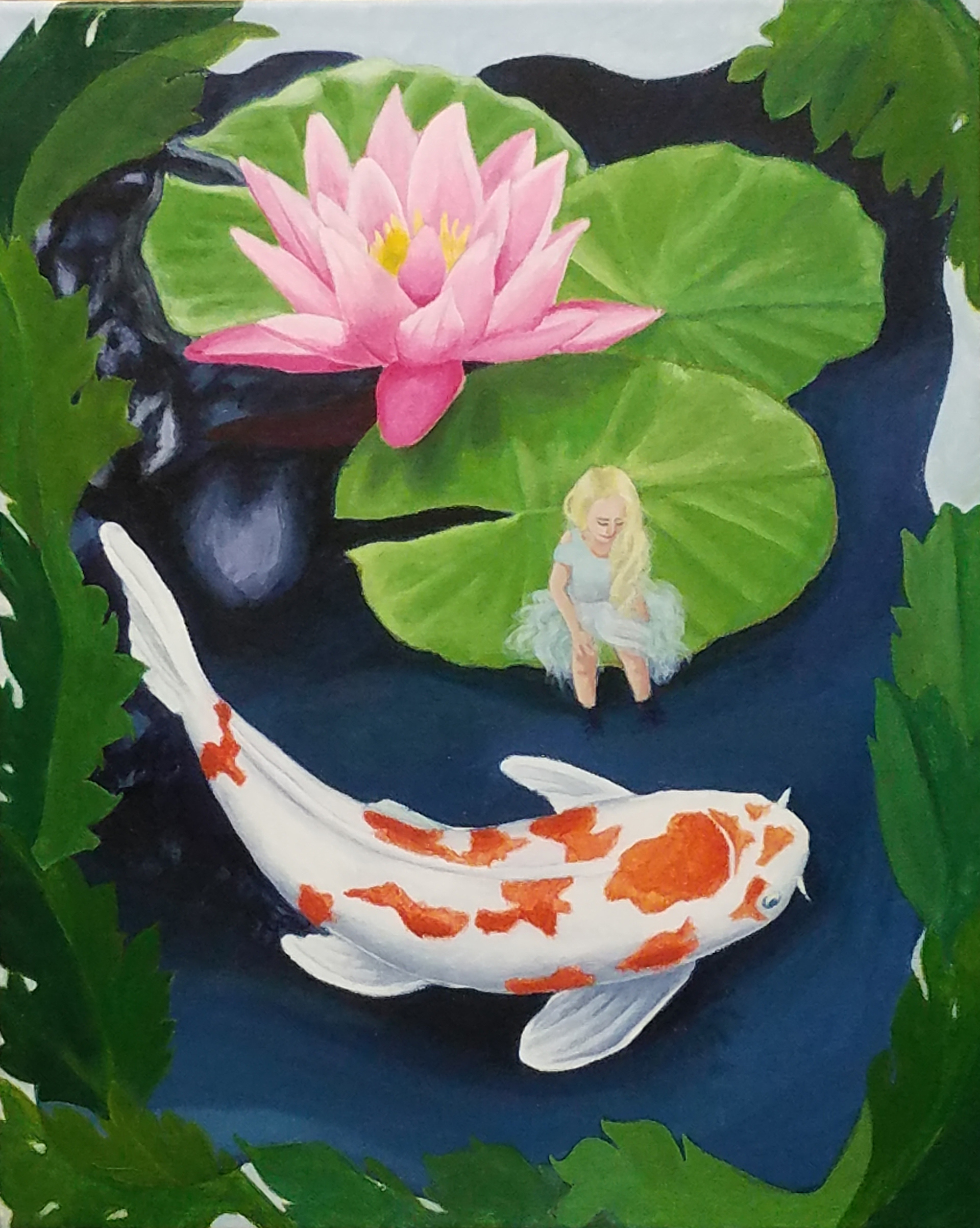 "Miniscule Life", Acrylic, 24"x18"