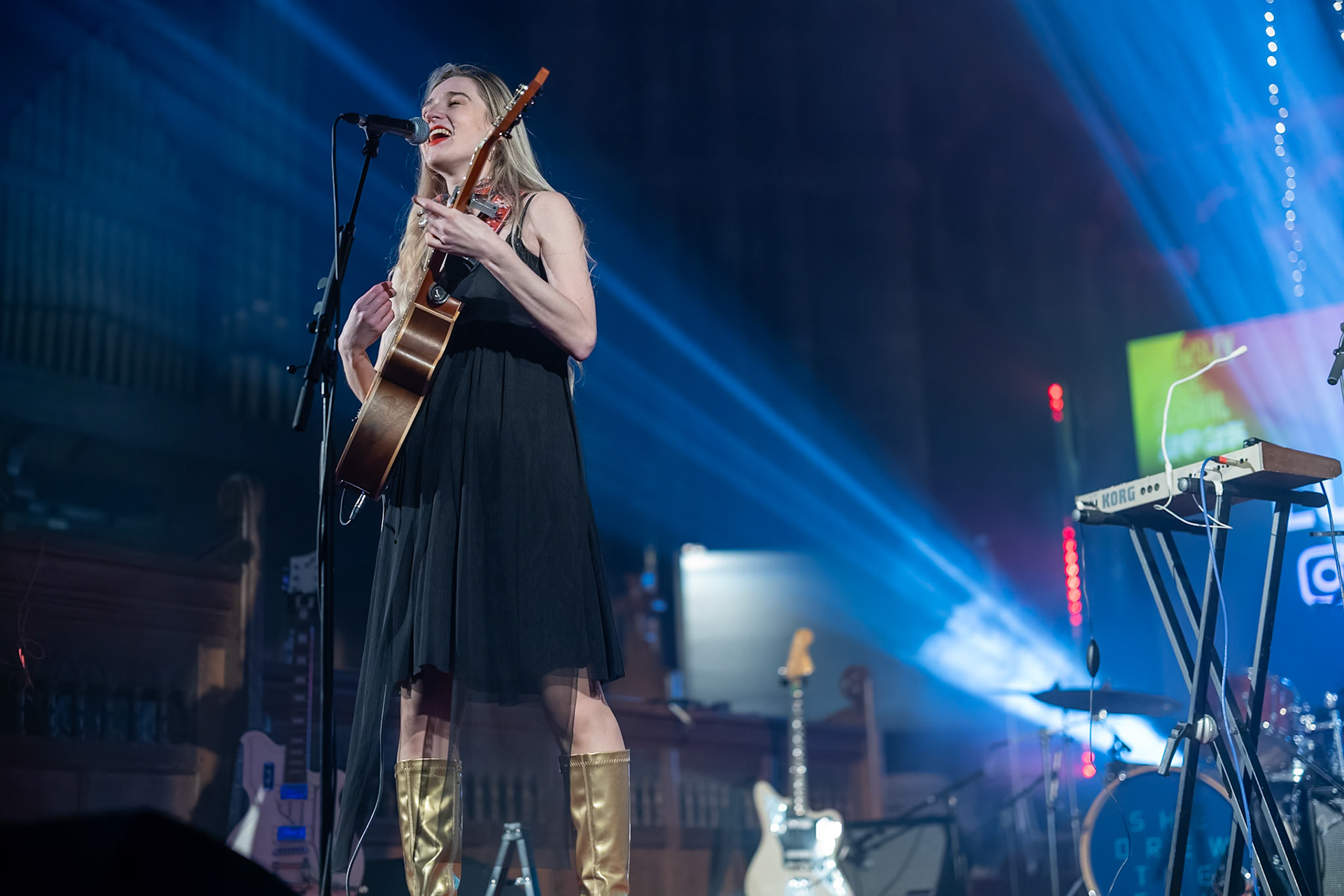 Images from the Knowsley Music Festival 2025 with She drew the Gun live at St Chads Church Kirkby. Support act was Lucy Starr.