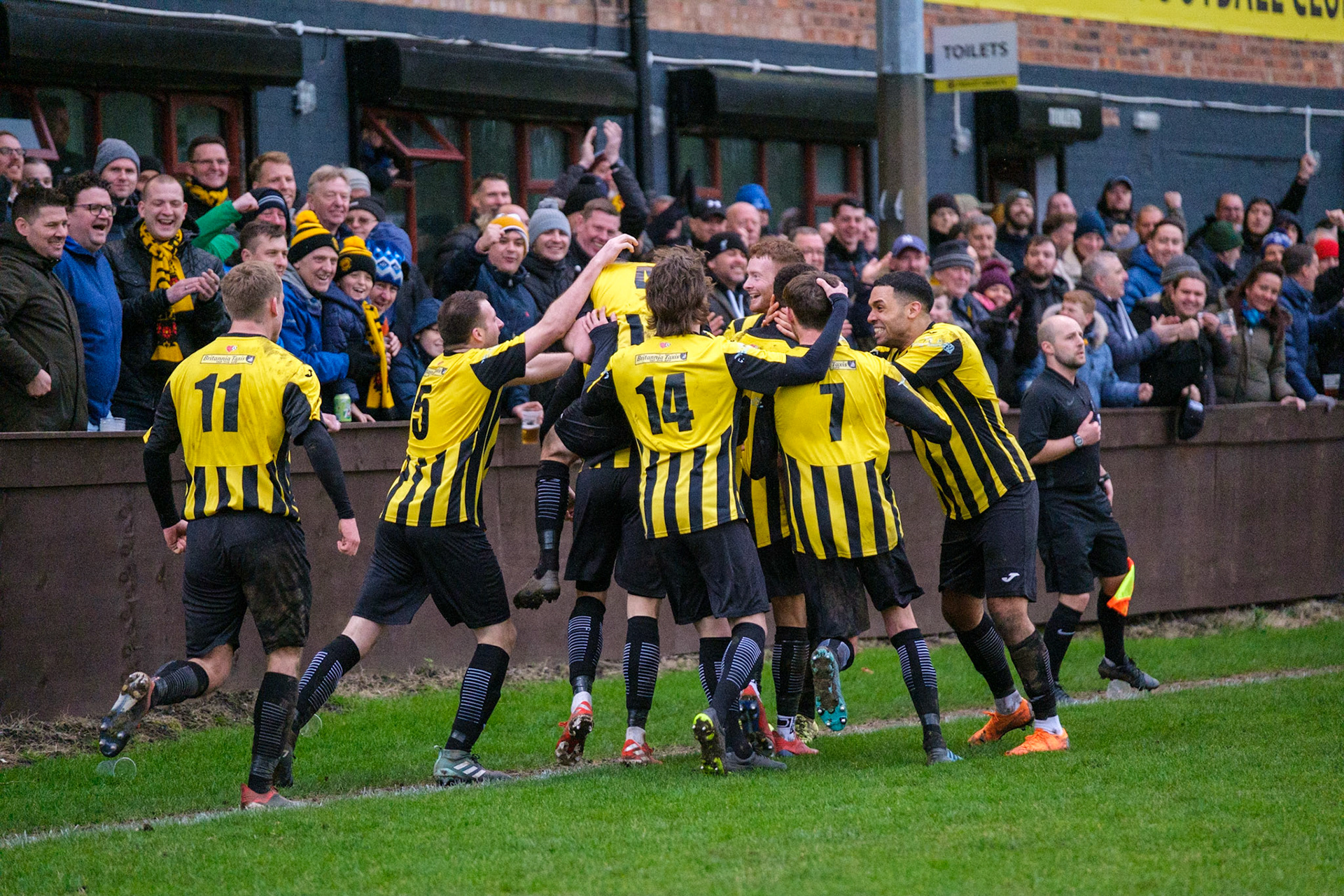 Prescot Cables vs City of Liverpool 

match at IP Truck Parts Stadium during the 2019/20 Betvictor Northern Premier season 22/02/2020.

Photograph by John Middleton
