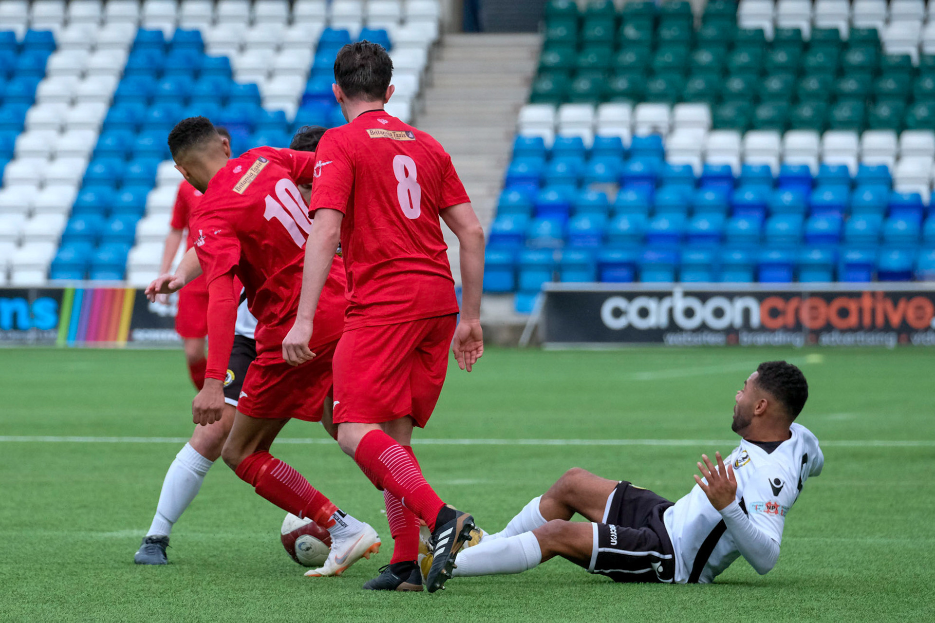 Widnes vs Prescot Cables 

match action from Halton Stadium during the 2019/20 BetVictor Northern Premier season 29/02/2020 between Widnes FC and Prescot Cables FC

Photograph by John Middleton