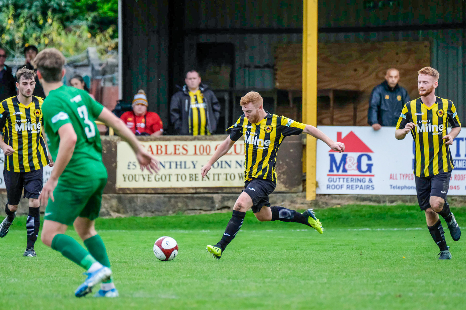 Prescot Cables vs Brighouse Town 

League match at Volair Park during the 2019/20 Betvictor Northern Premier season 28/09/2019.

Photograph by John Middleton