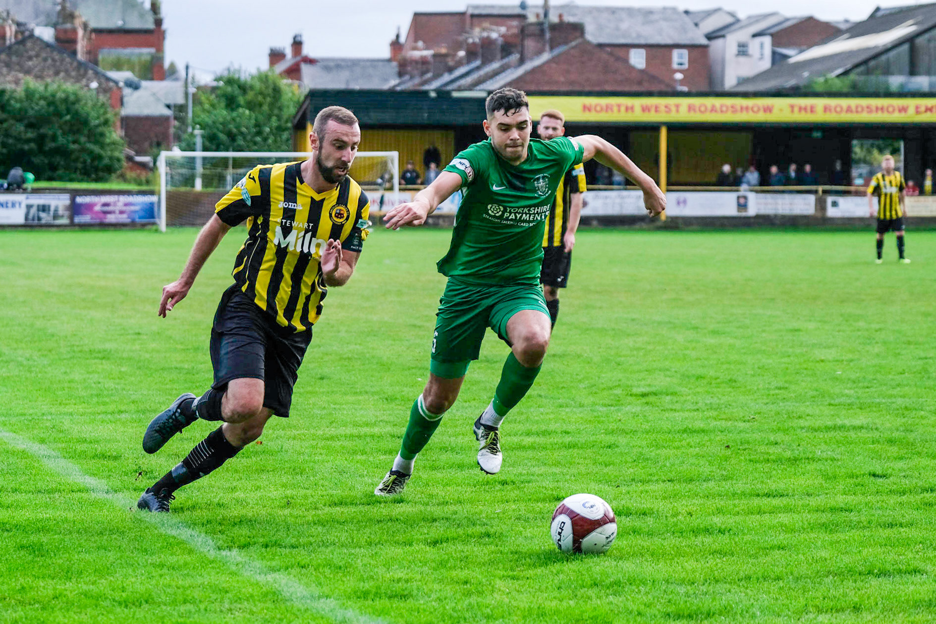 Prescot Cables vs Brighouse Town 

League match at Volair Park during the 2019/20 Betvictor Northern Premier season 28/09/2019.

Photograph by John Middleton