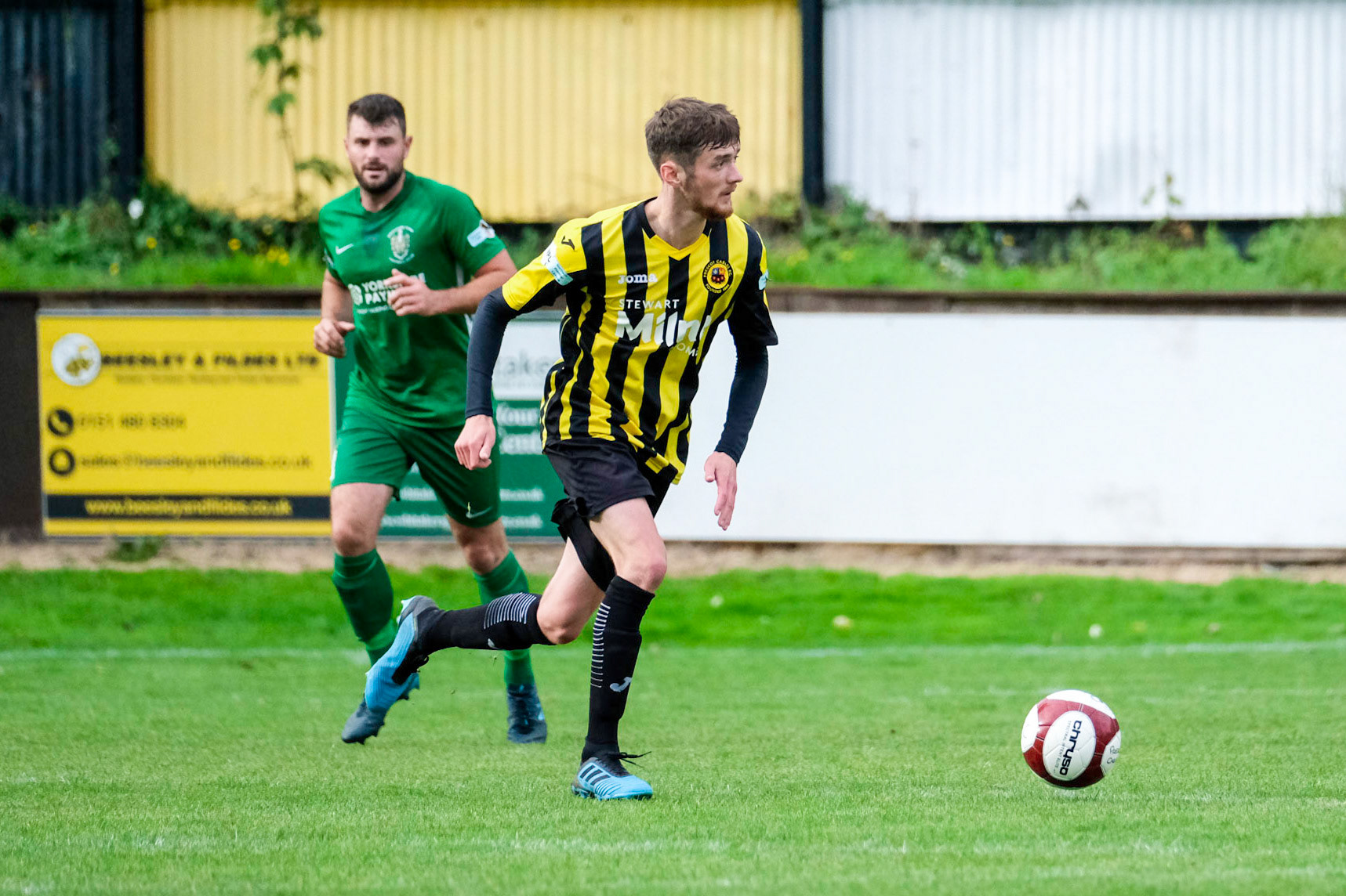 Prescot Cables vs Brighouse Town 

League match at Volair Park during the 2019/20 Betvictor Northern Premier season 28/09/2019.

Photograph by John Middleton