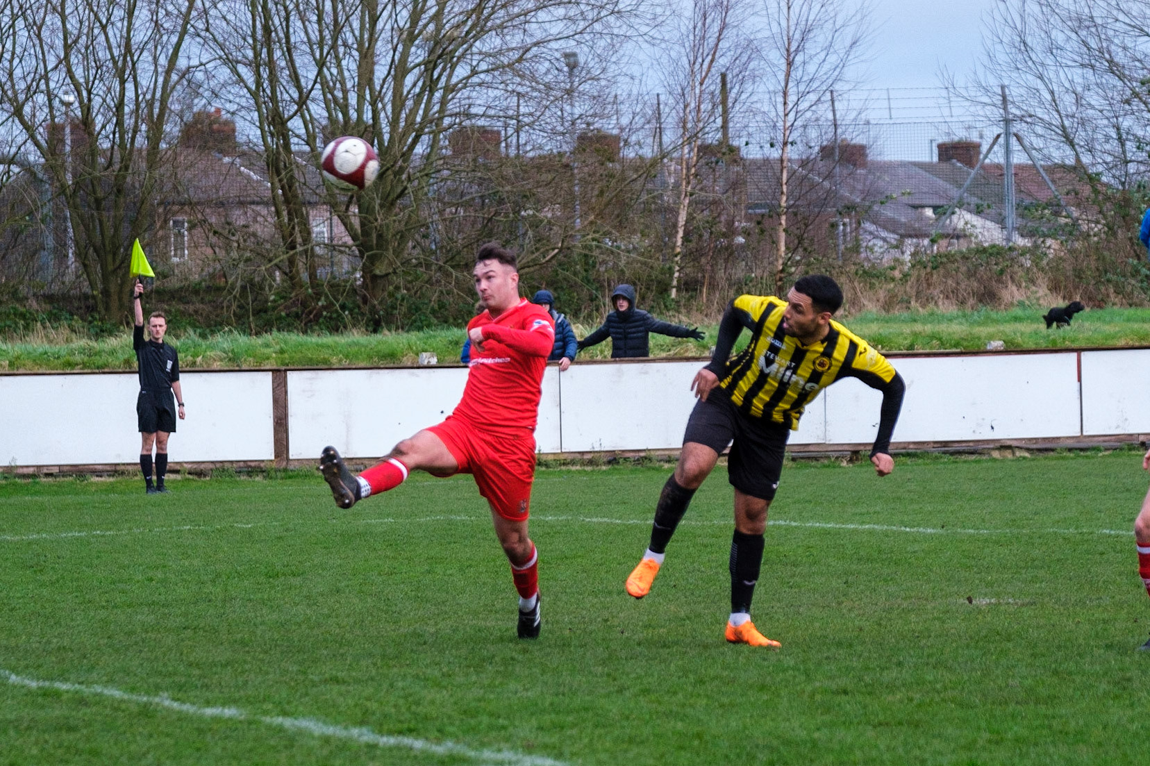 Prescot Cables vs Workington 

match at IP Truck Parts Stadium during the 2019/20 Betvictor Northern Premier season 01/02/2020.

Photograph by John Middleton