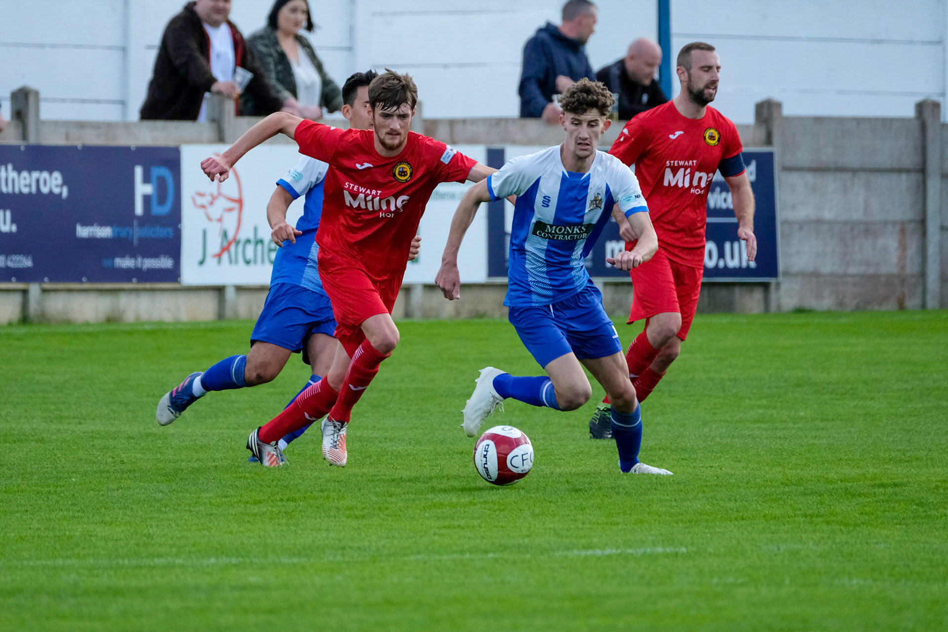Clitheroe vs Prescot Cables 

Bet Victor League game match at Shawbridge during the 2019/20 season 07/09/2019.

Photograph by John Middleton