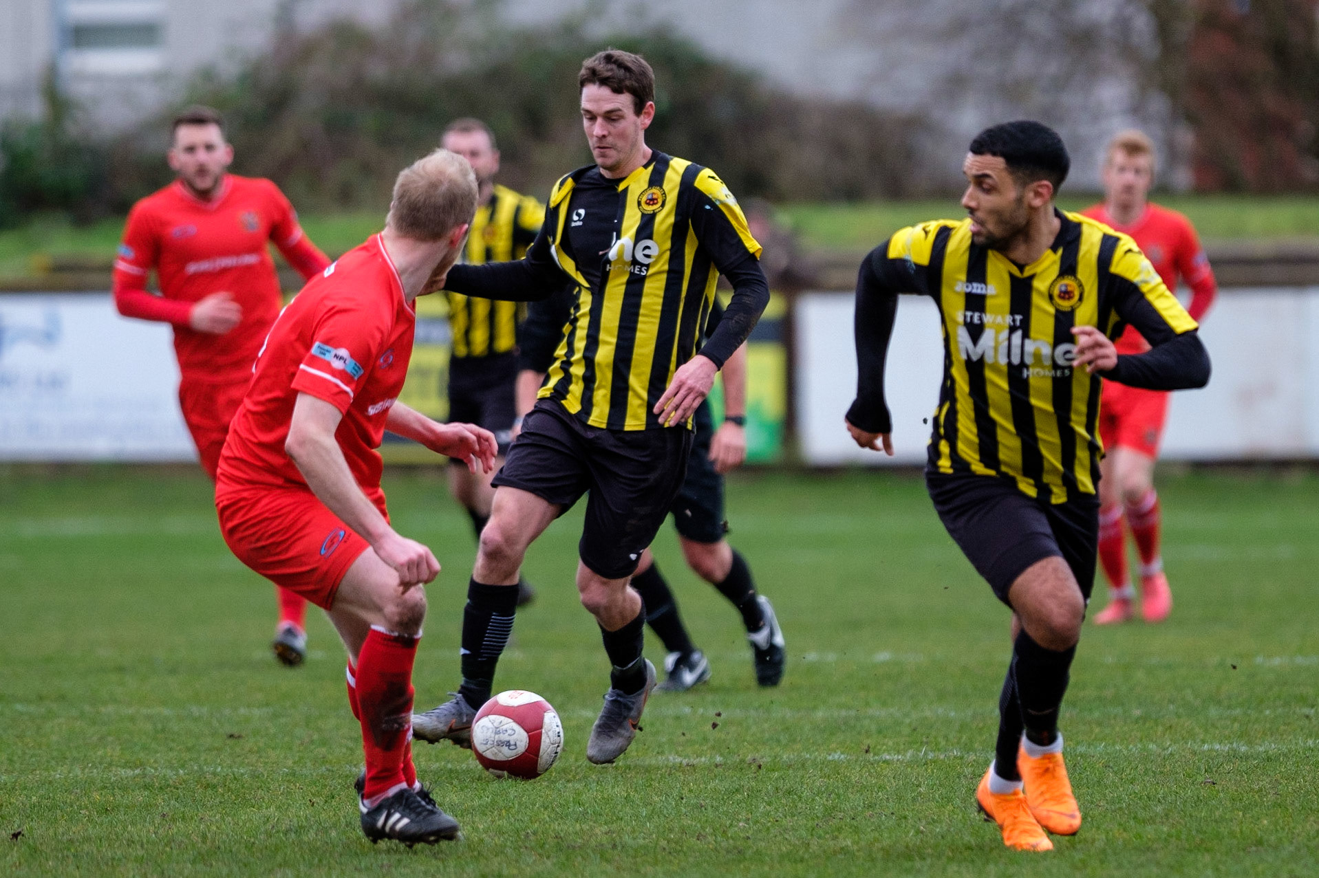 Prescot Cables vs Workington 

match at IP Truck Parts Stadium during the 2019/20 Betvictor Northern Premier season 01/02/2020.

Photograph by John Middleton