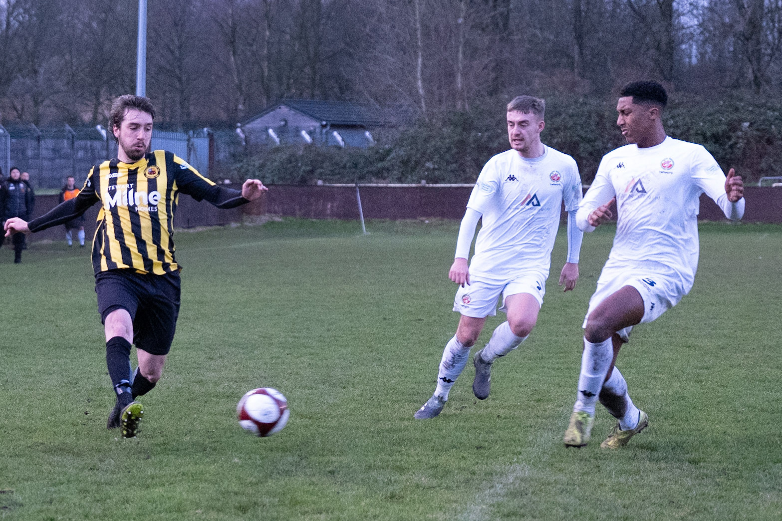 Prescot Cables vs Trafford 

match at IP Truck Parts Stadium during the 2019/20 Betvictor Northern Premier season 18/01/2020.

Photograph by John Middleton