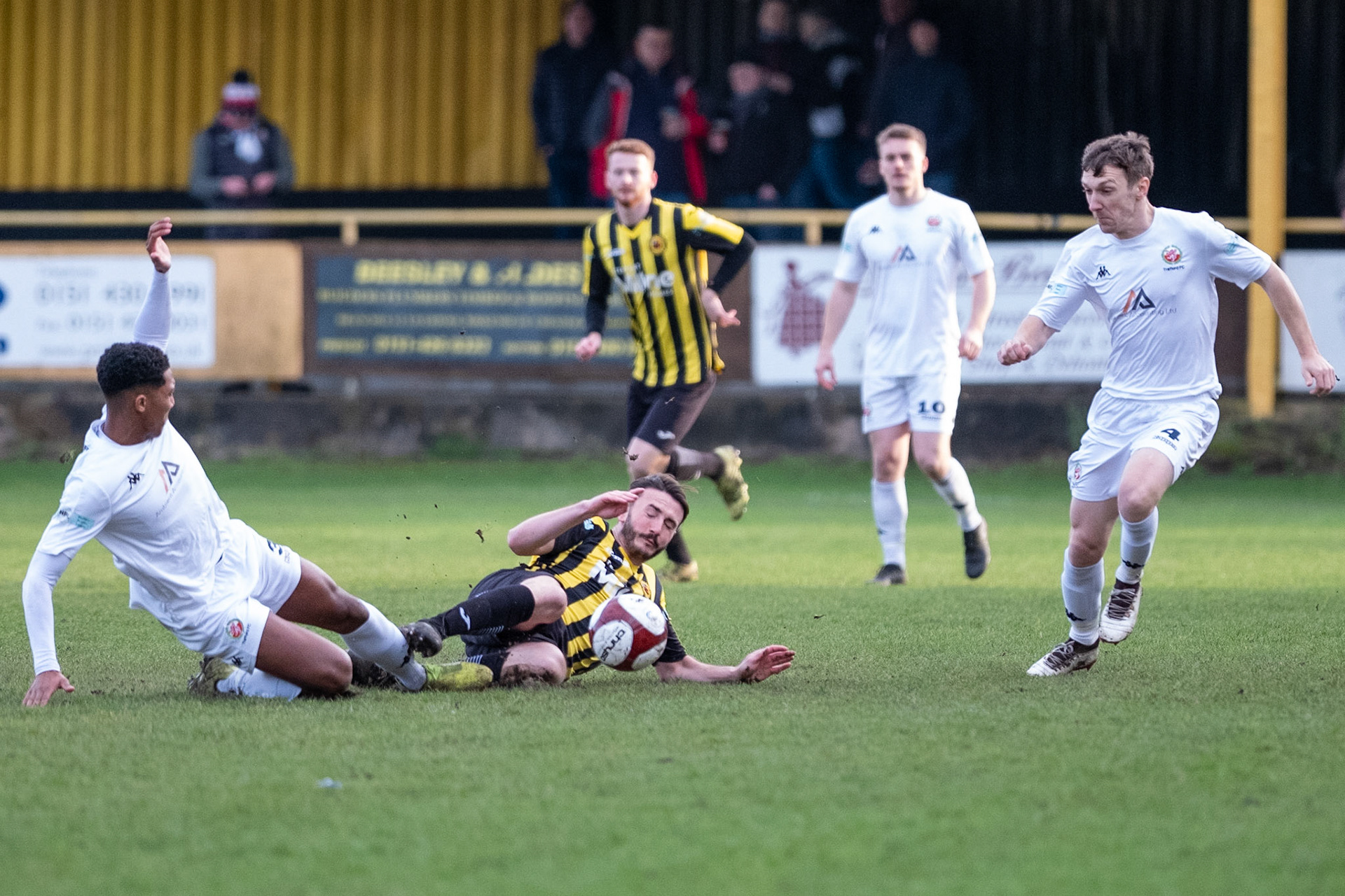 Prescot Cables vs Trafford 

match at IP Truck Parts Stadium during the 2019/20 Betvictor Northern Premier season 18/01/2020.

Photograph by John Middleton